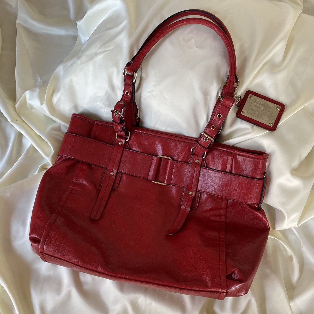 Vintage Vintage leather tote shoulder bag Size ONE SIZE - 2 Thumbnail