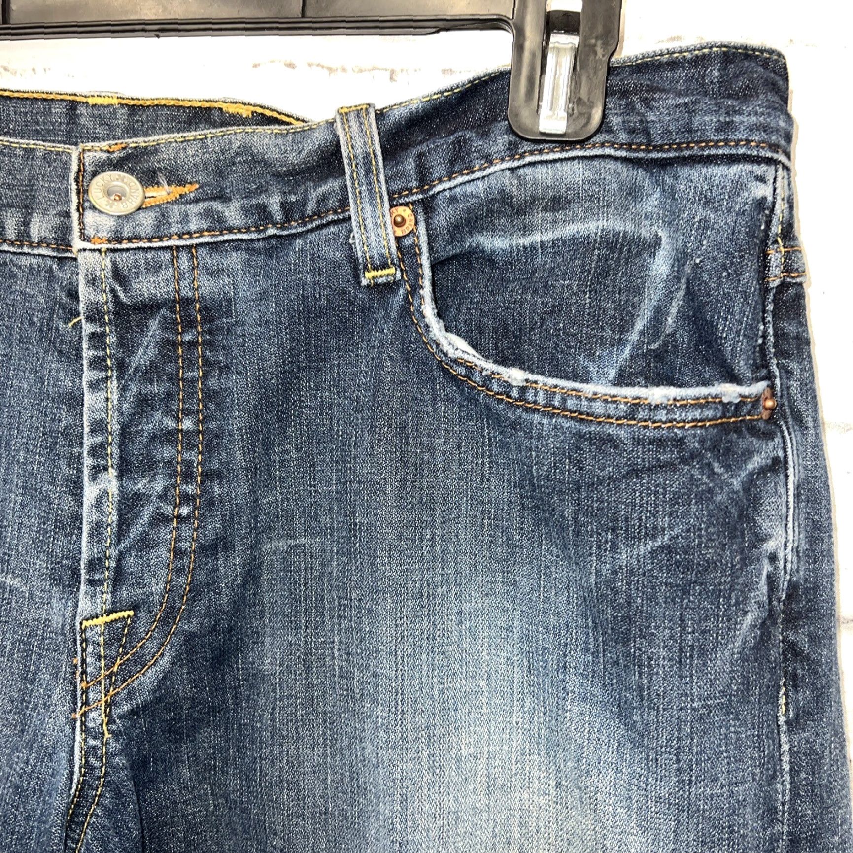 Lucky Brand VTG Lucky Brand Button Fly Blue Jeans Womens Size 10/30 Size 32" / US 10 / IT 46 - 3 Thumbnail