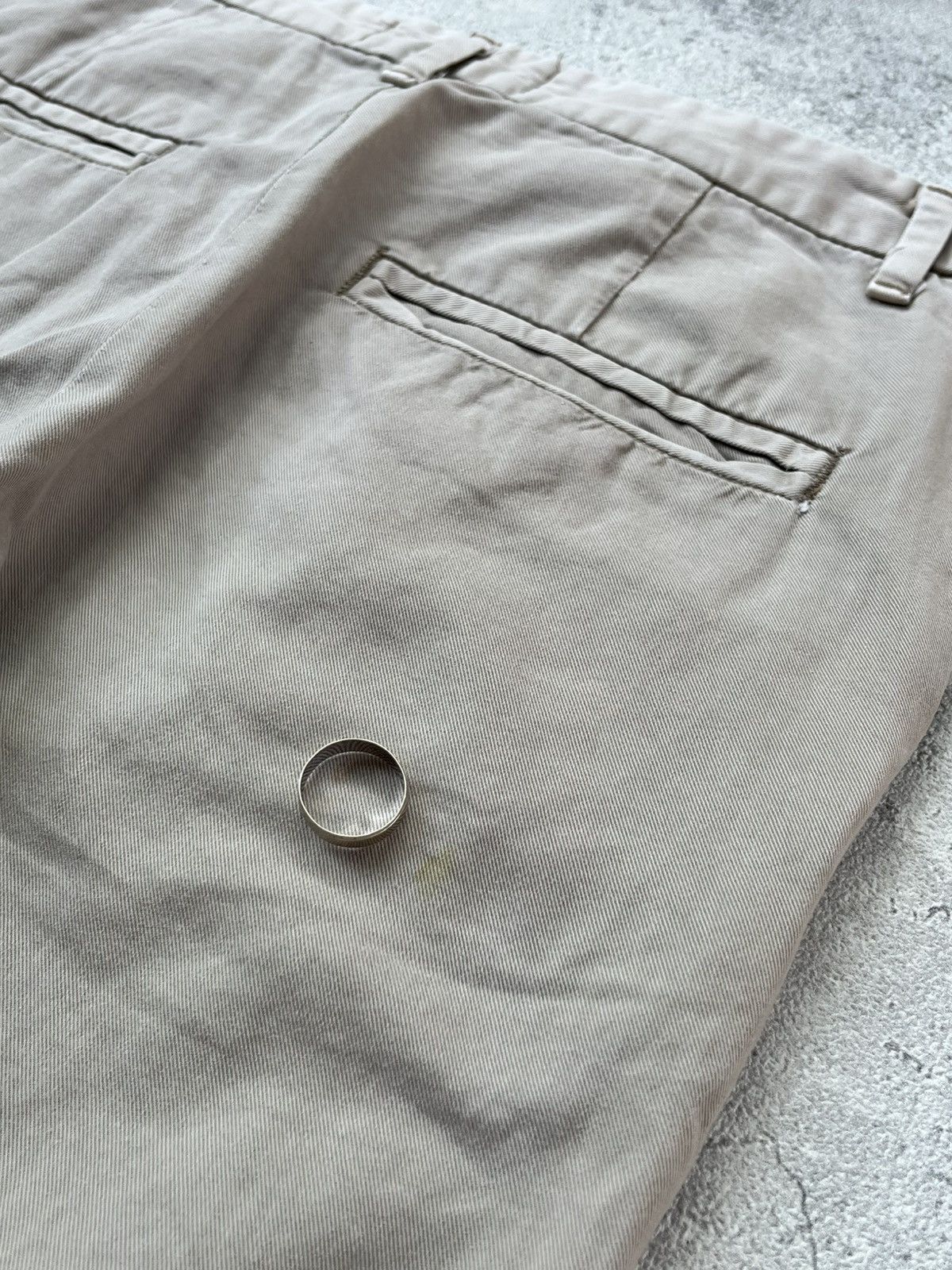 Issey Miyake × Japanese Brand × Zucca Zucca Issey Miyake Trouser Beige Size 28" / US 6 / IT 42 - 8 Thumbnail