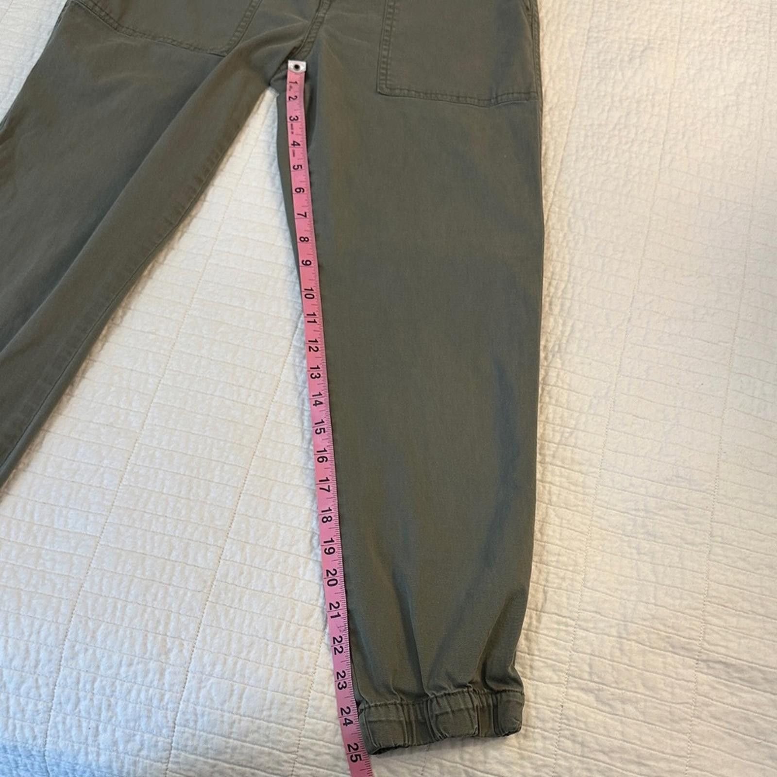 Sanctuary Anthropologie Sanctuary 26 Cotton Jogger Olive Green EUC Size 42" / US 20 - 7 Thumbnail