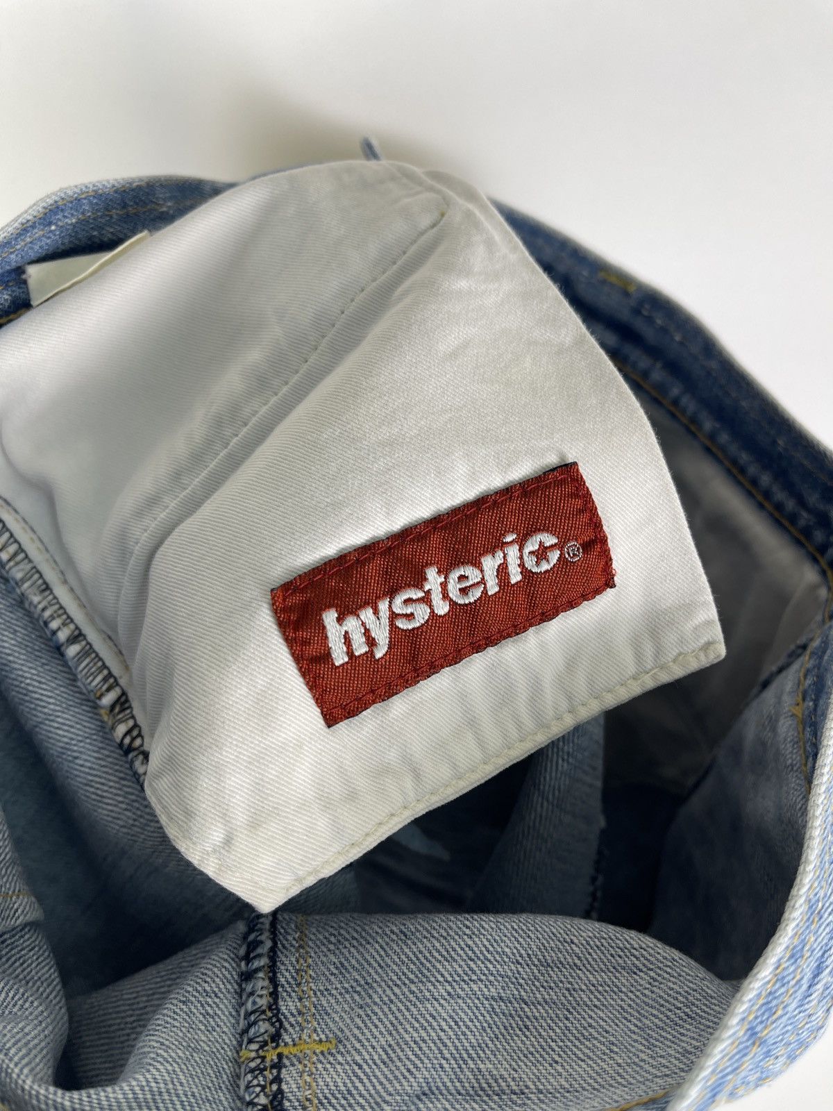 Hysteric Glamour Early 2000s HYSTERIC GLAMOUR Reconstructed Denim Skirt Size 28" / US 6 / IT 42 - 7 Thumbnail