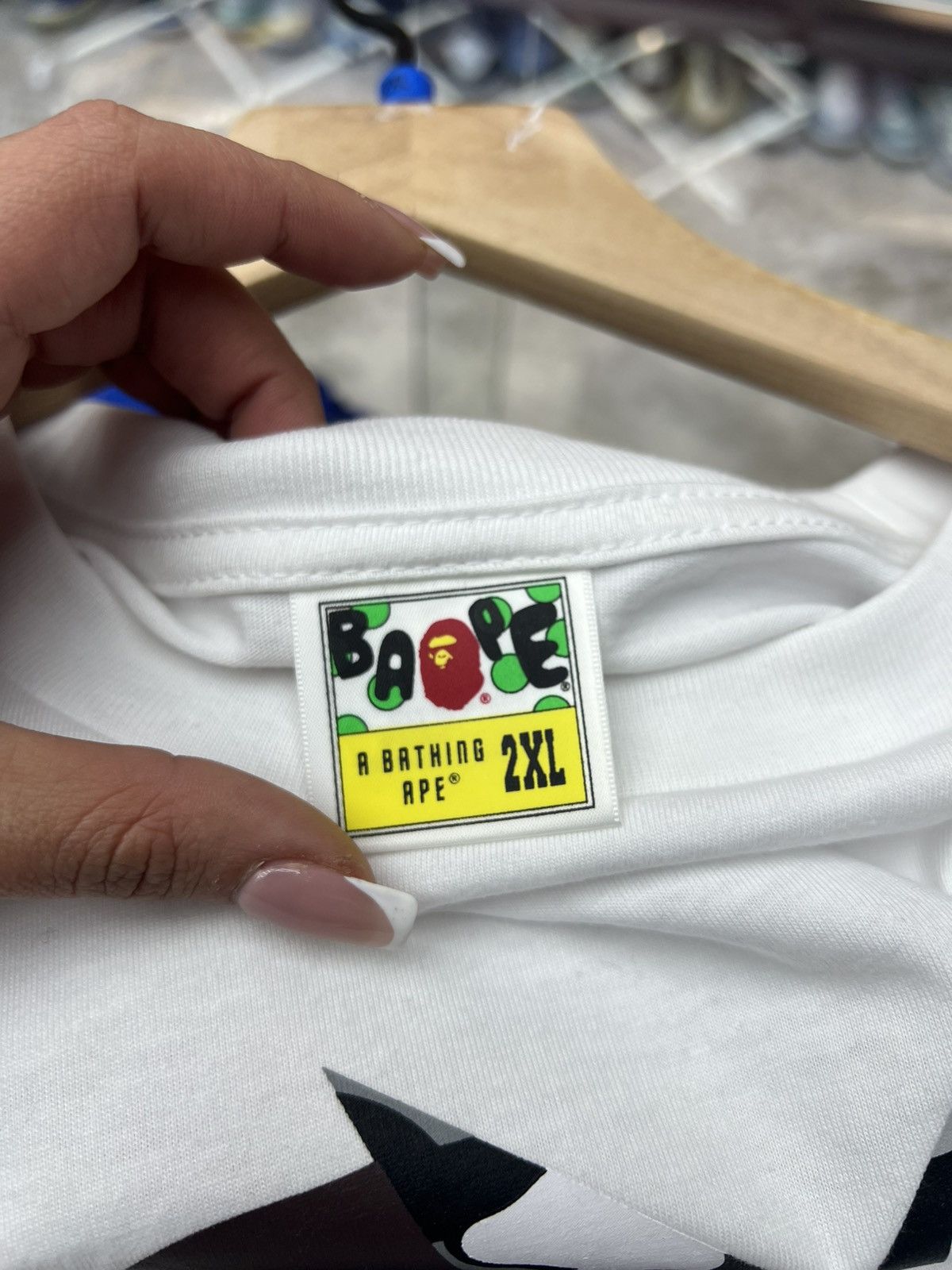 Bape Bape Camo Transform Bug Ape White Tee Size US XXL / EU 58 / 5 - 6 Thumbnail