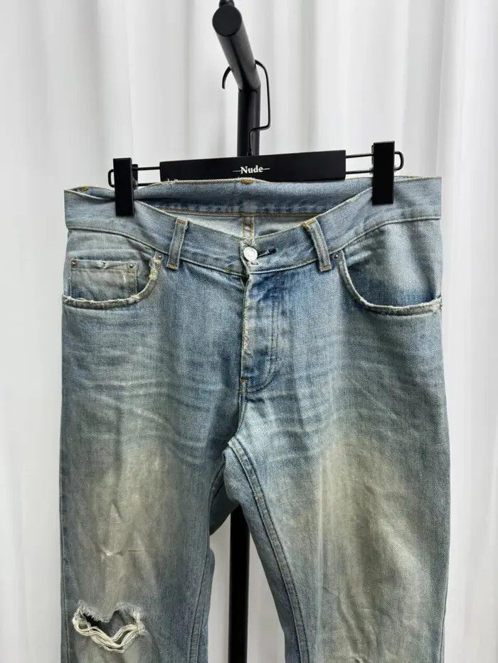 Helmut Lang Helmut Lang Distressed Classic Cut Denim-2507 Size US 30 / EU 46 - 4 Thumbnail