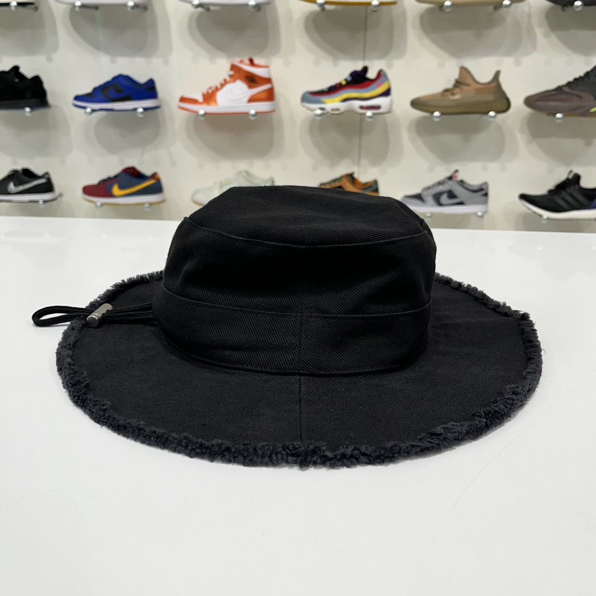 Jacquemus Jacquemus Denim Bucket Hat Black Size ONE SIZE - 4 Thumbnail