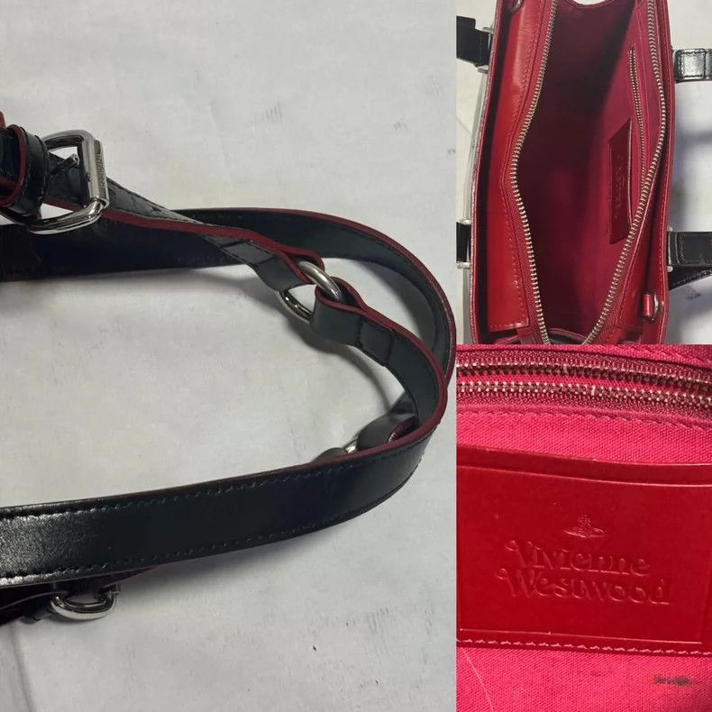 Vivienne Westwood Vivienne Westwood size os Black and red handbag Size ONE SIZE - 4 Thumbnail
