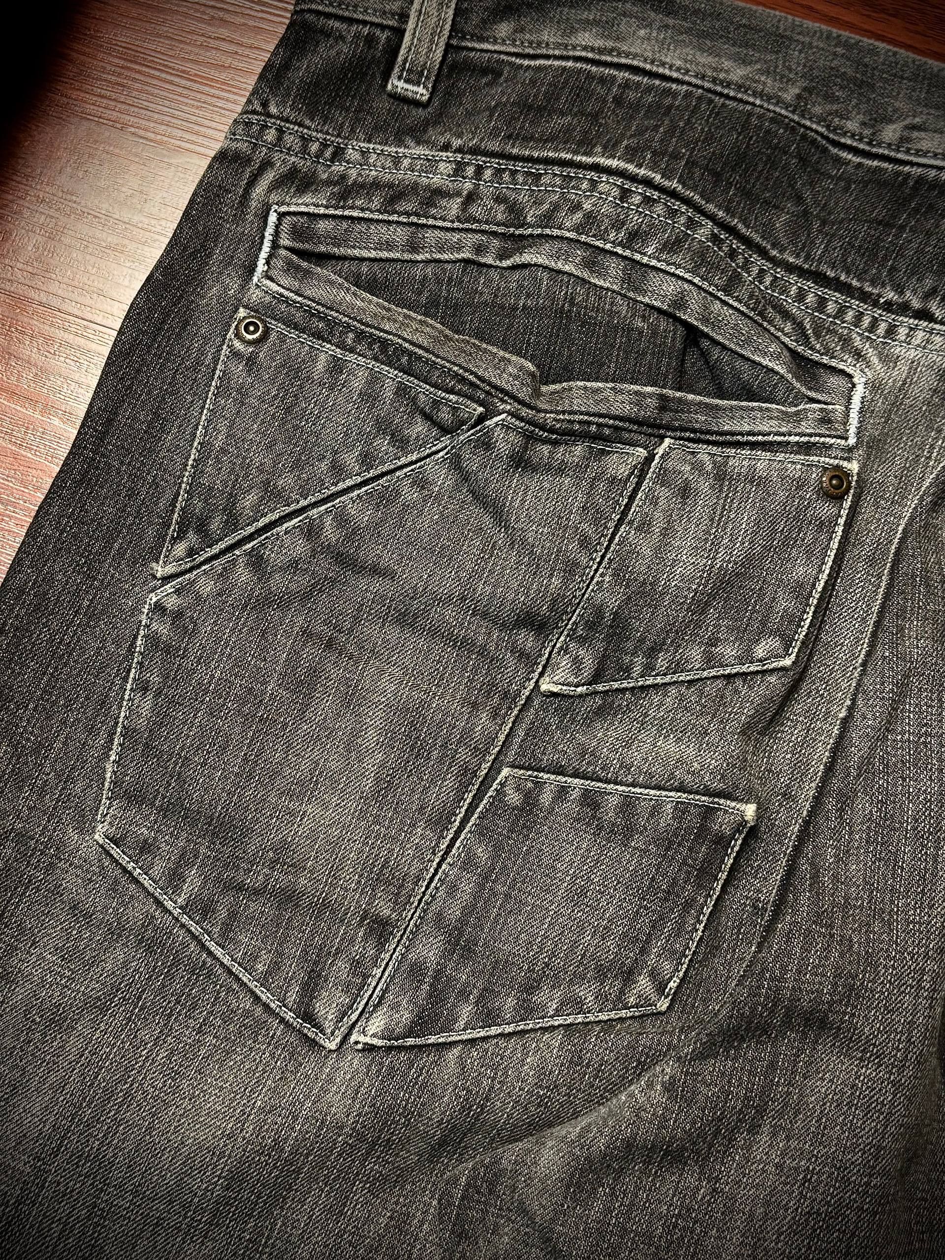 JNCO Vintage 00s Phat Farm Black Denim Pants Size US 36 / EU 52 - 3 Thumbnail