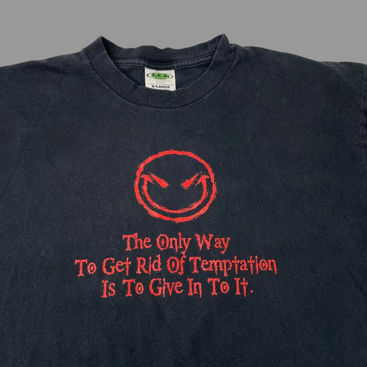 Vintage Vintage 90s slogan t shirt Size US XL / EU 56 / 4 - 3 Thumbnail