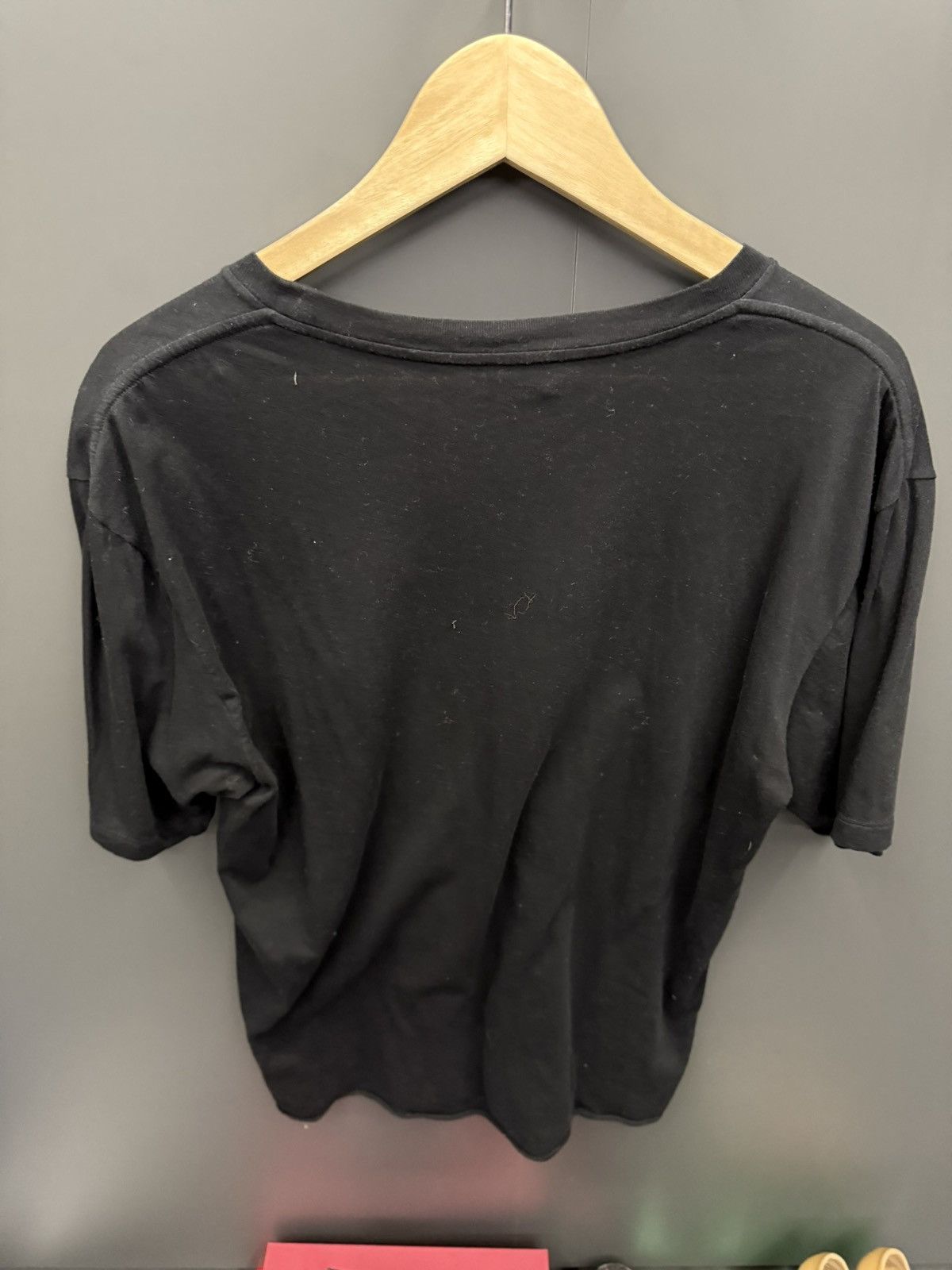 Saint Laurent Paris Saint Laurent Script Cursive Logo T-Shirt Black / Blue Size US S / EU 44-46 / 1 - 3 Thumbnail