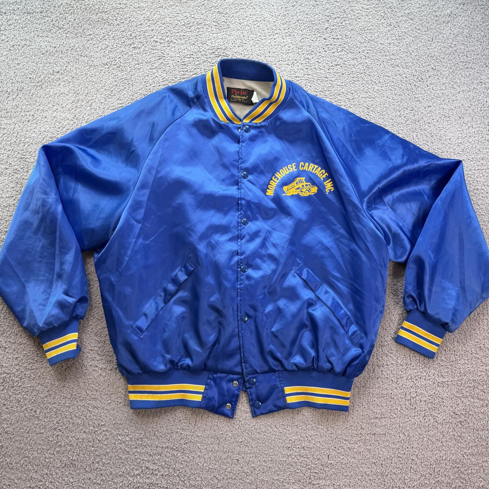 Dunbrooke Vintage 90s Pla-Jac Dunbrooke Blue Coach Jacket USA XXL Size US XXL / EU 58 / 5 - 1 Thumbnail