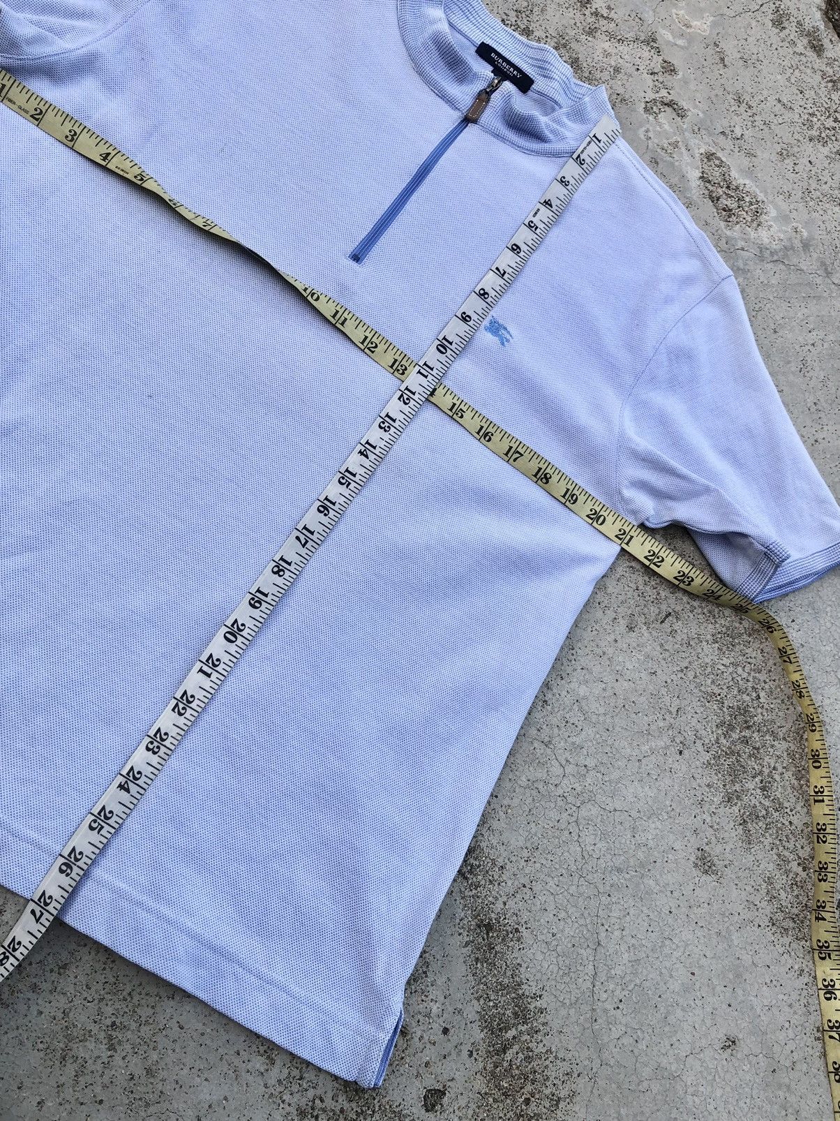 Burberry HALF ZIPPER BURBERRY LONDON TEE Size US L / EU 52-54 / 3 - 9 Thumbnail
