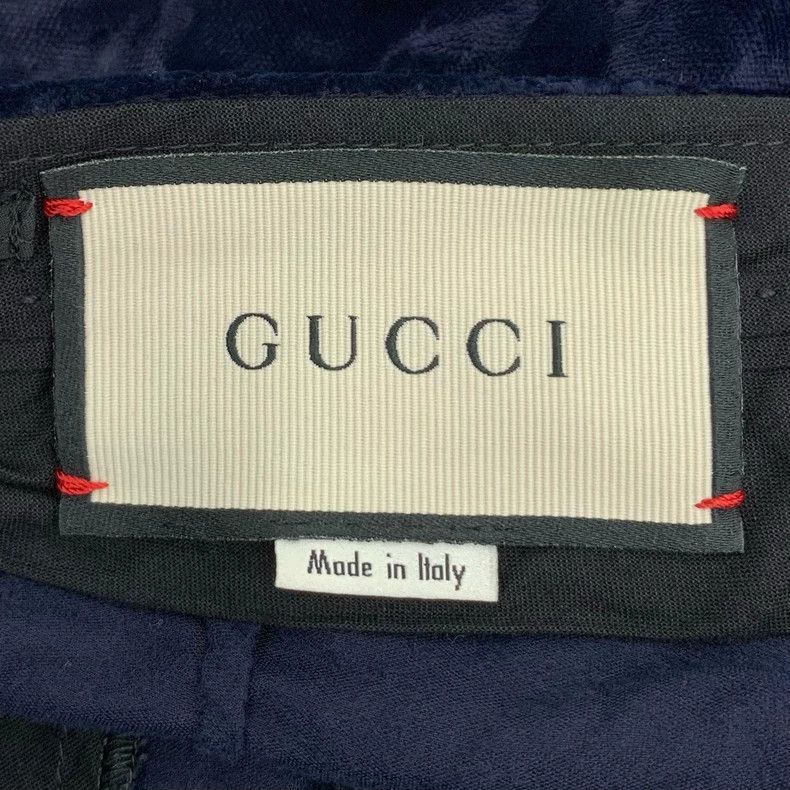 Gucci Gucci Blue corduroy mulberry silk blended casual sweatpants Size US 38 / EU 54 - 6 Thumbnail