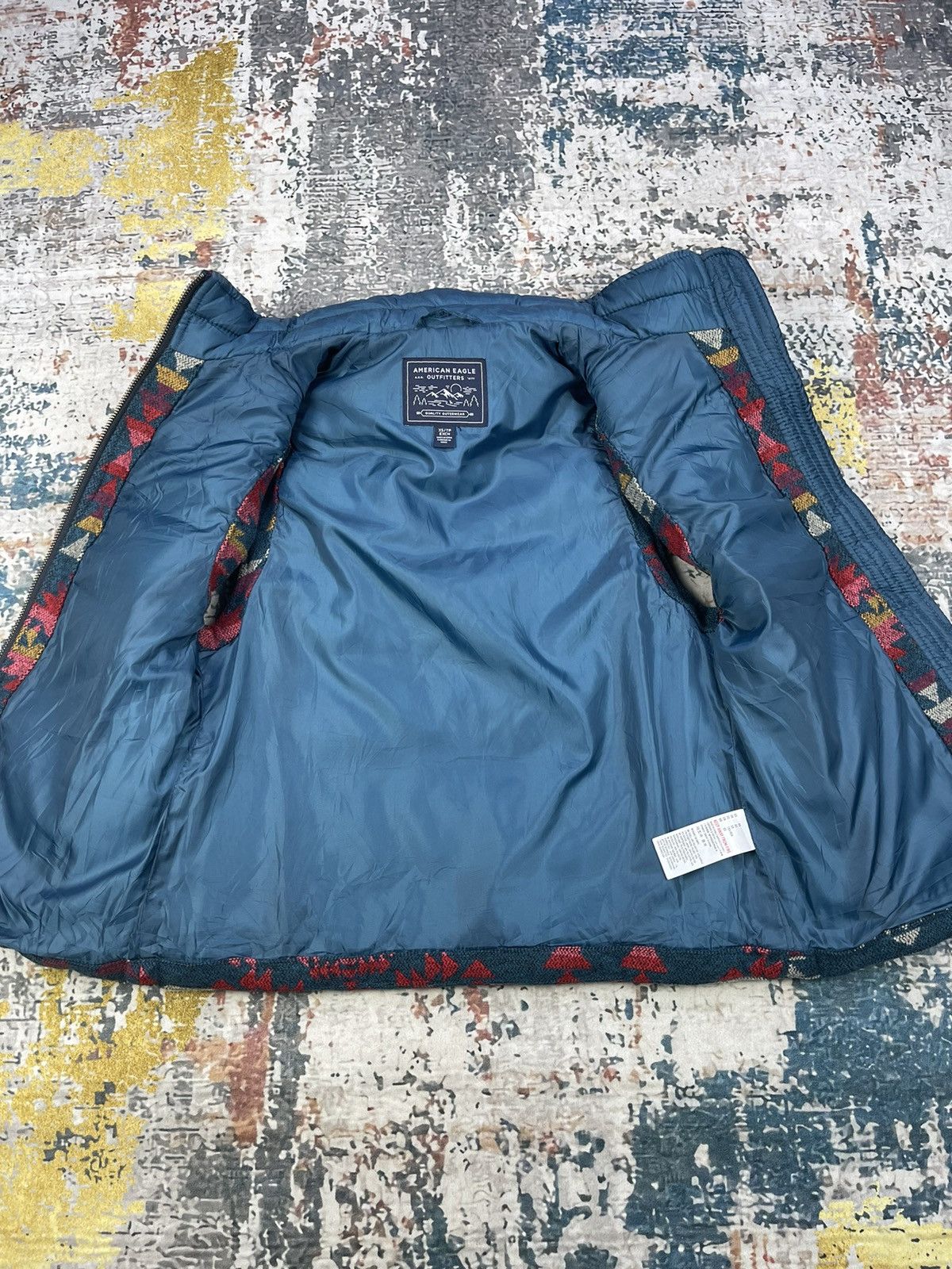 American Eagle Outfitters American Eagle Outfitters Native Down Vest Size XS / US 0-2 / IT 36-38 - 7 Thumbnail