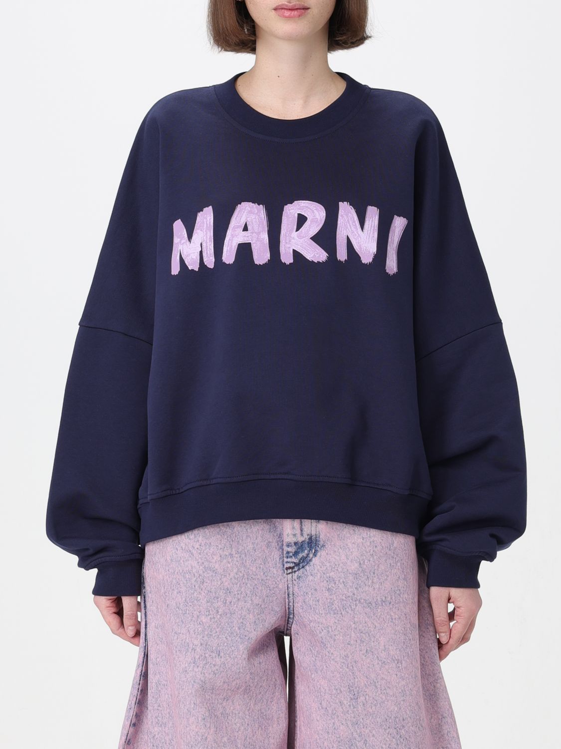 Image of Marni Sweatshirt Woman Blue, Women's (Size XS)