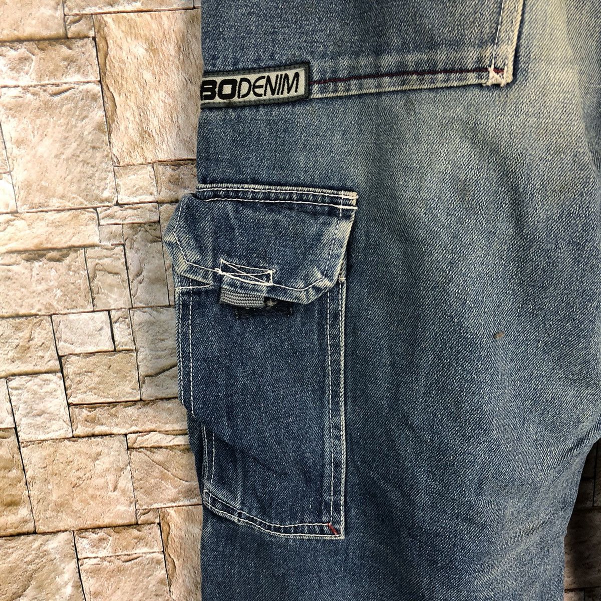 Hobo Hobo Blue Denim utility Cargo Multipocket Pants #A433 Size US 30 / EU 46 - 21 Thumbnail