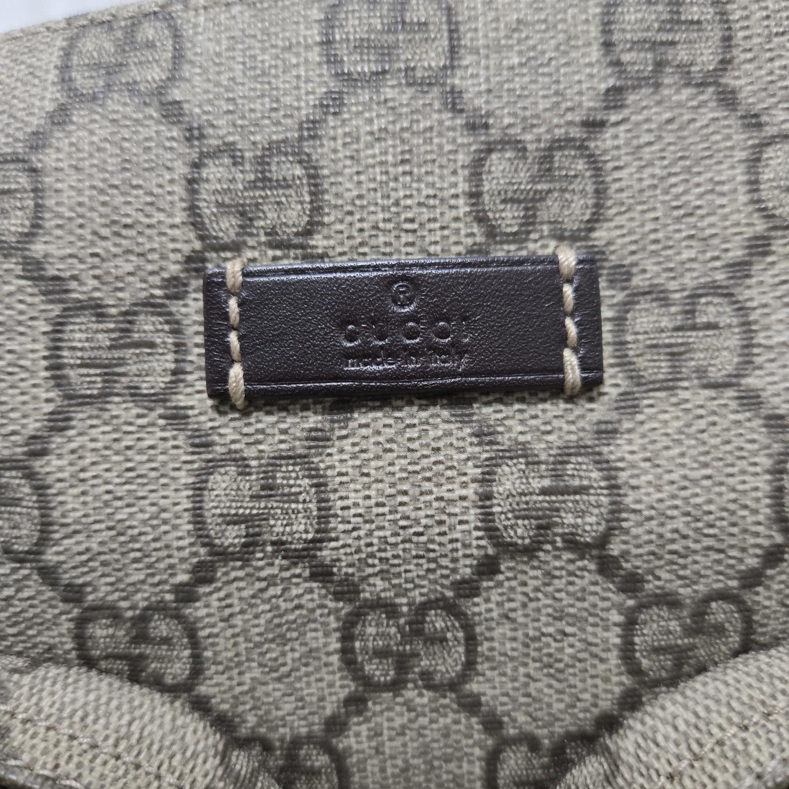 Gucci Gucci Messenger Bag GG Supreme Canvas Leather Trim Italy Size ONE SIZE - 6 Thumbnail