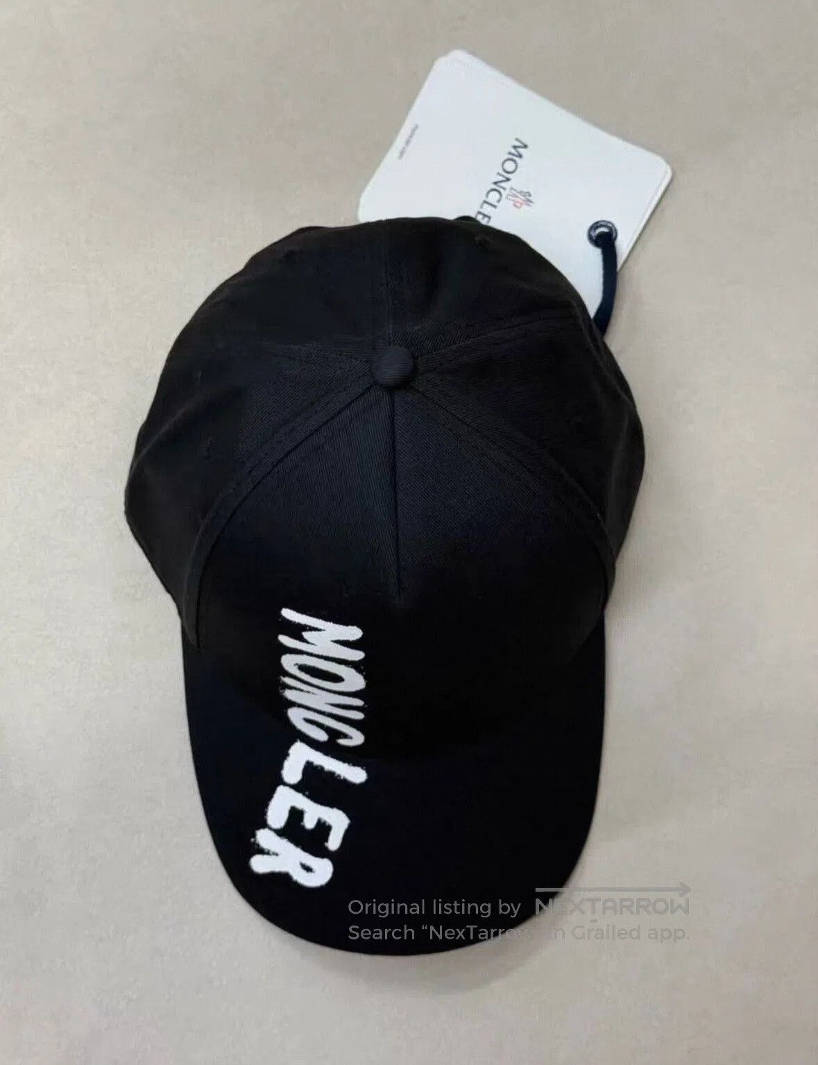 Moncler Moncler Black Baseball Cap. Size ONE SIZE - 1 Thumbnail