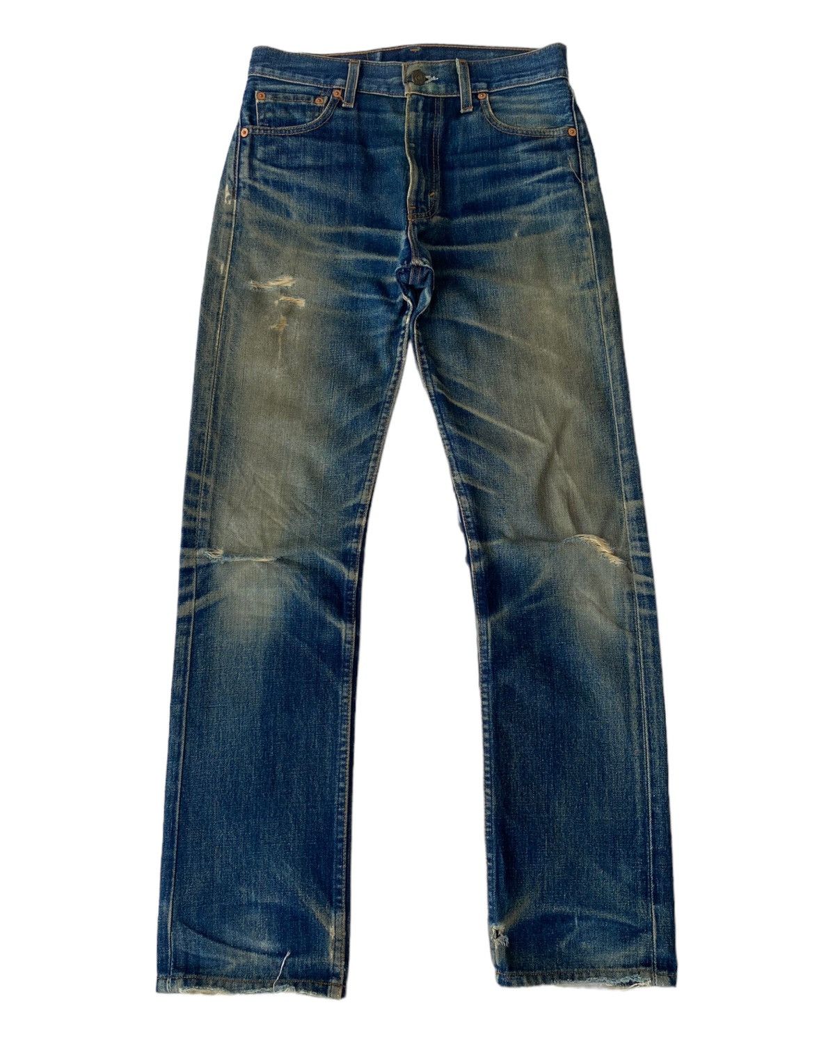 Beauty Beast × Levi's LEVIS 505 RUSTY DISTRESSED DENIM JEANS JAPAN Size US 29 - 7 Thumbnail