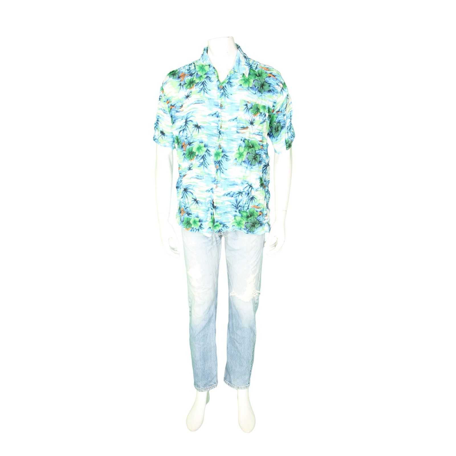 Other Kennington Floral Orchid Hawaiian Aloha Tropical Shirt L Size US L / EU 52-54 / 3 - 1 Thumbnail