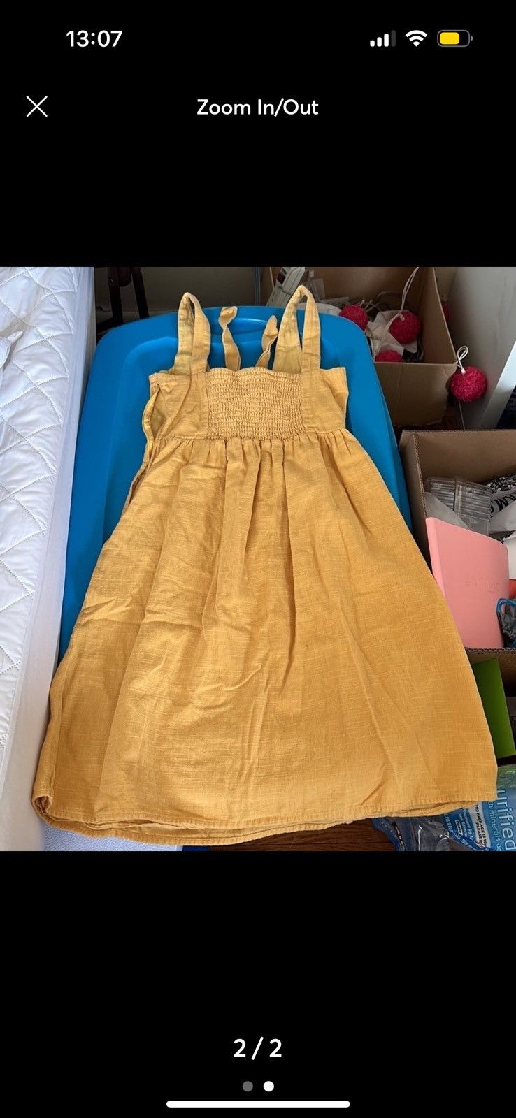 Anthropologie anthropologie yellow dress Size XS / US 0-2 / IT 36-38 - 2 Thumbnail