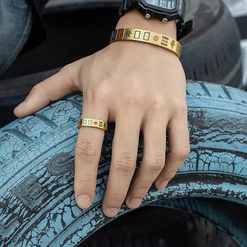 VIBE Retro punk rings Size ONE SIZE - 1 Thumbnail