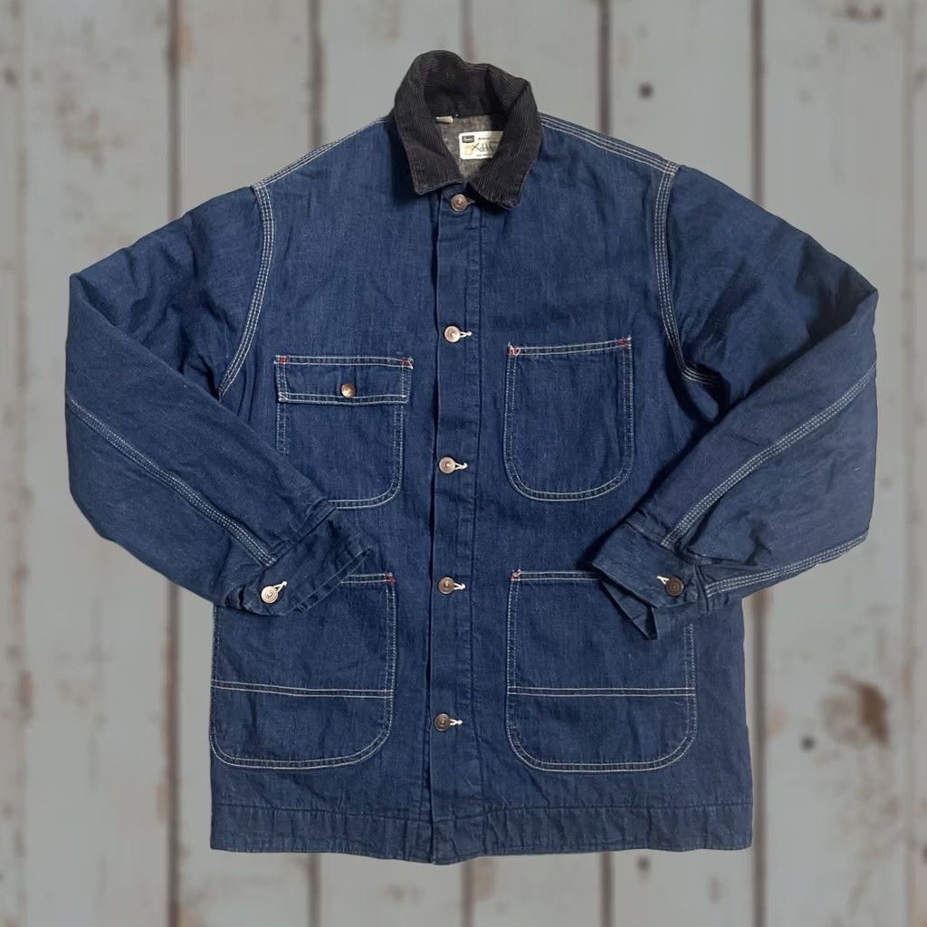 Sears Vintage Sears Denim Workwear Jacket Lined Chore Cotton S Blue Unisex Adults Size S USA 80s 70s 6sn Size US S / EU 44-46 / 1 - 1 Thumbnail