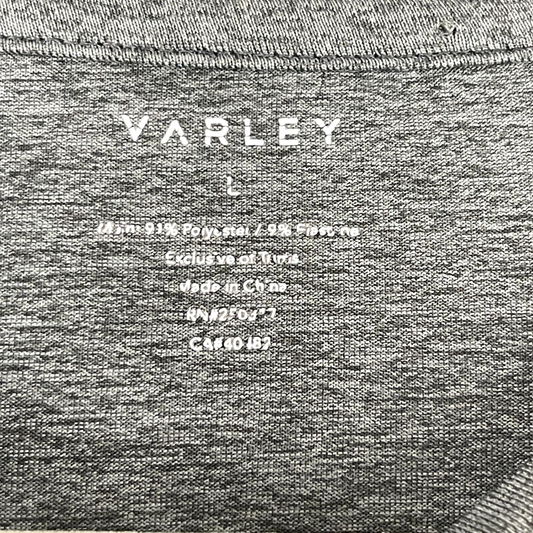 Varley Varley Dalwood Top Womens Large Gray Active Stretch Jersey Long Sleeve Pullover Size L / US 10 / IT 46 - 7 Thumbnail