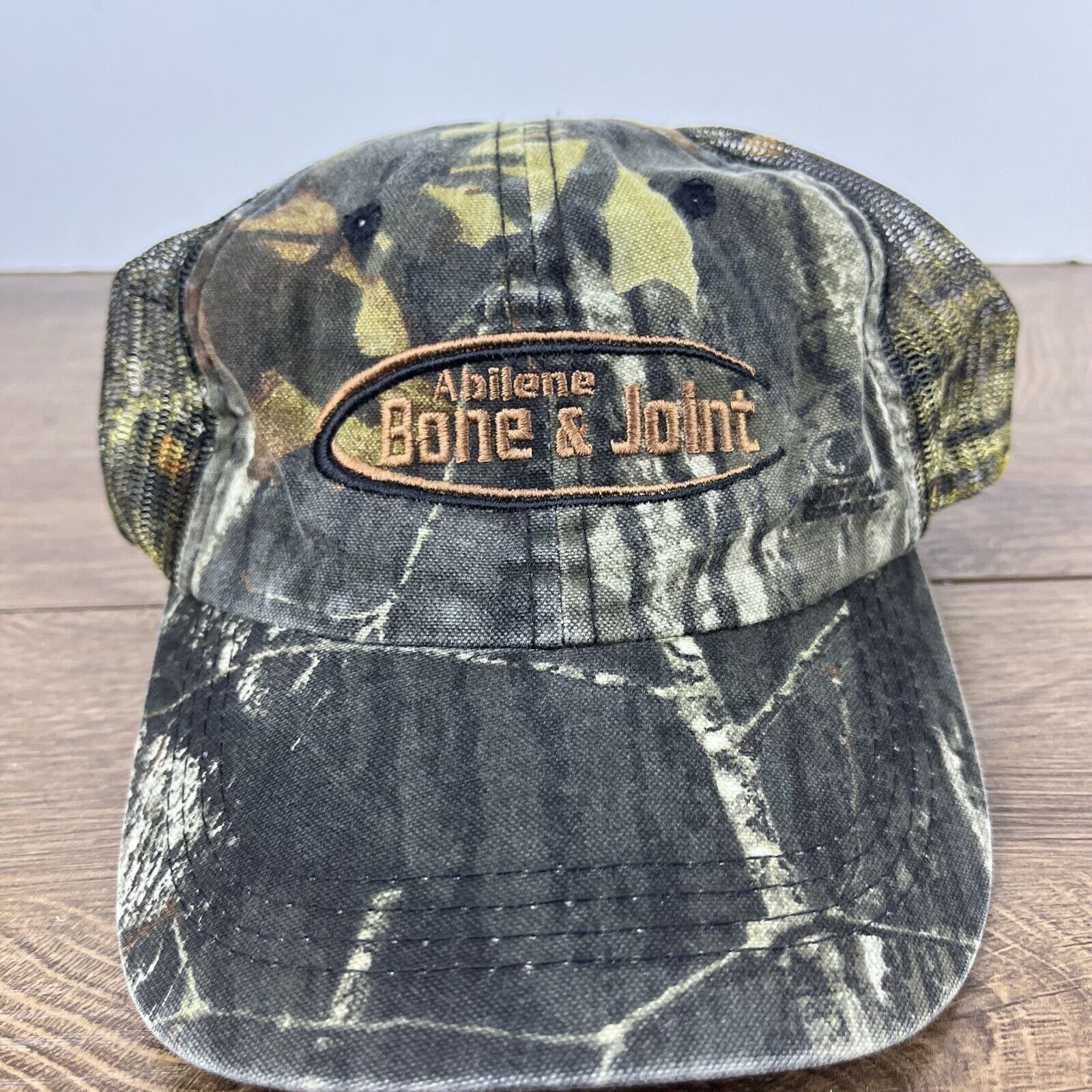 Other Abilene Bone & Joint Hat Green Camo Cap Adjustable Camo Adul Size ONE SIZE - 5 Thumbnail