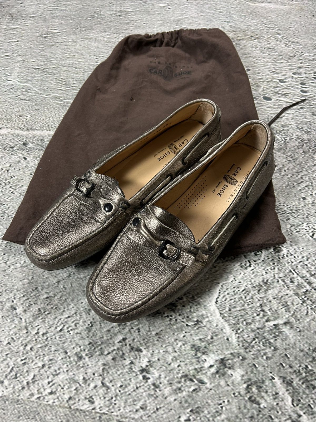 Car Shoe Car Shoe Leather Shoes Size US 7.5 / EU 40-41 - 1 Thumbnail