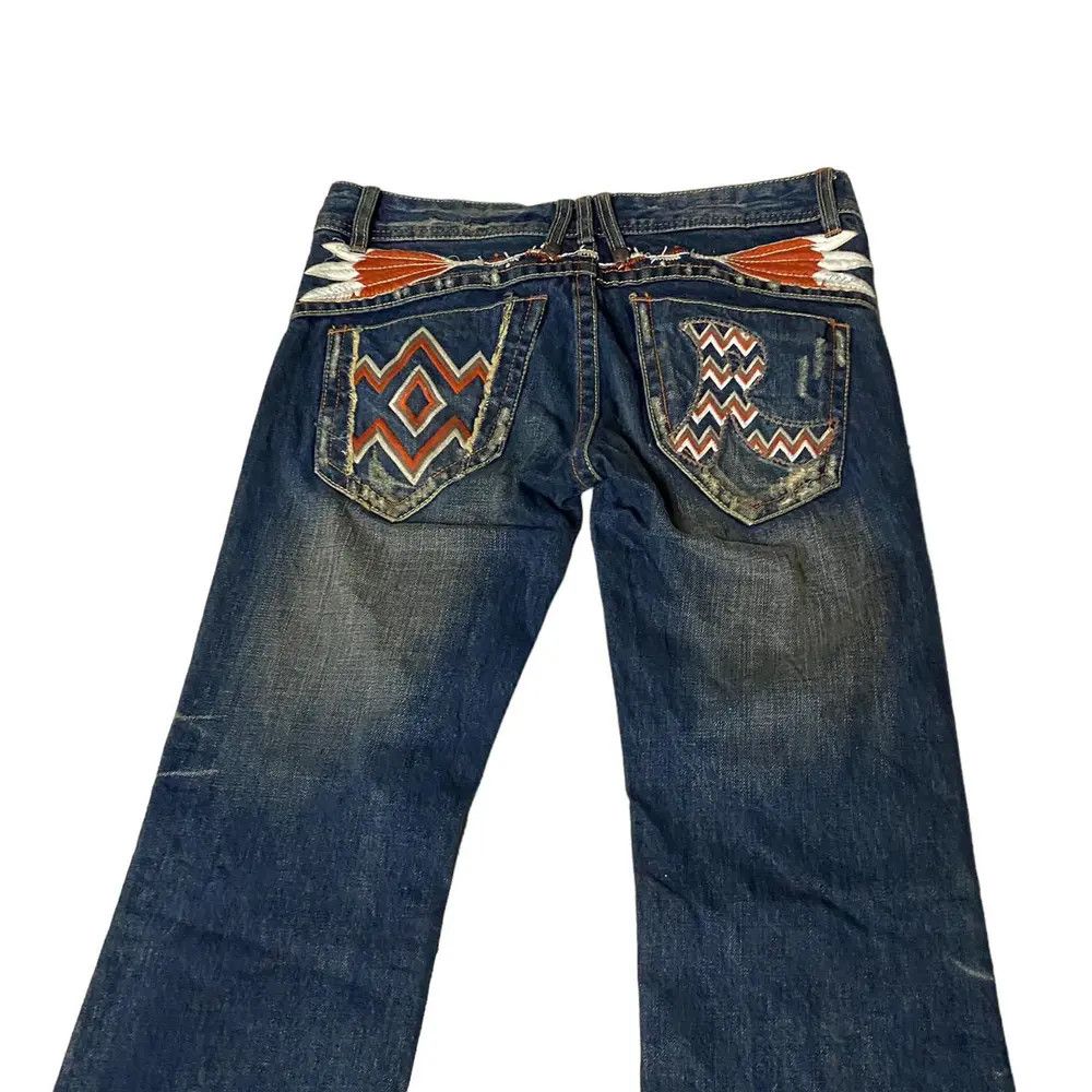 Japanese Brand Red Pepper Flared Ethnic Jeans Size US 27 - 8 Thumbnail