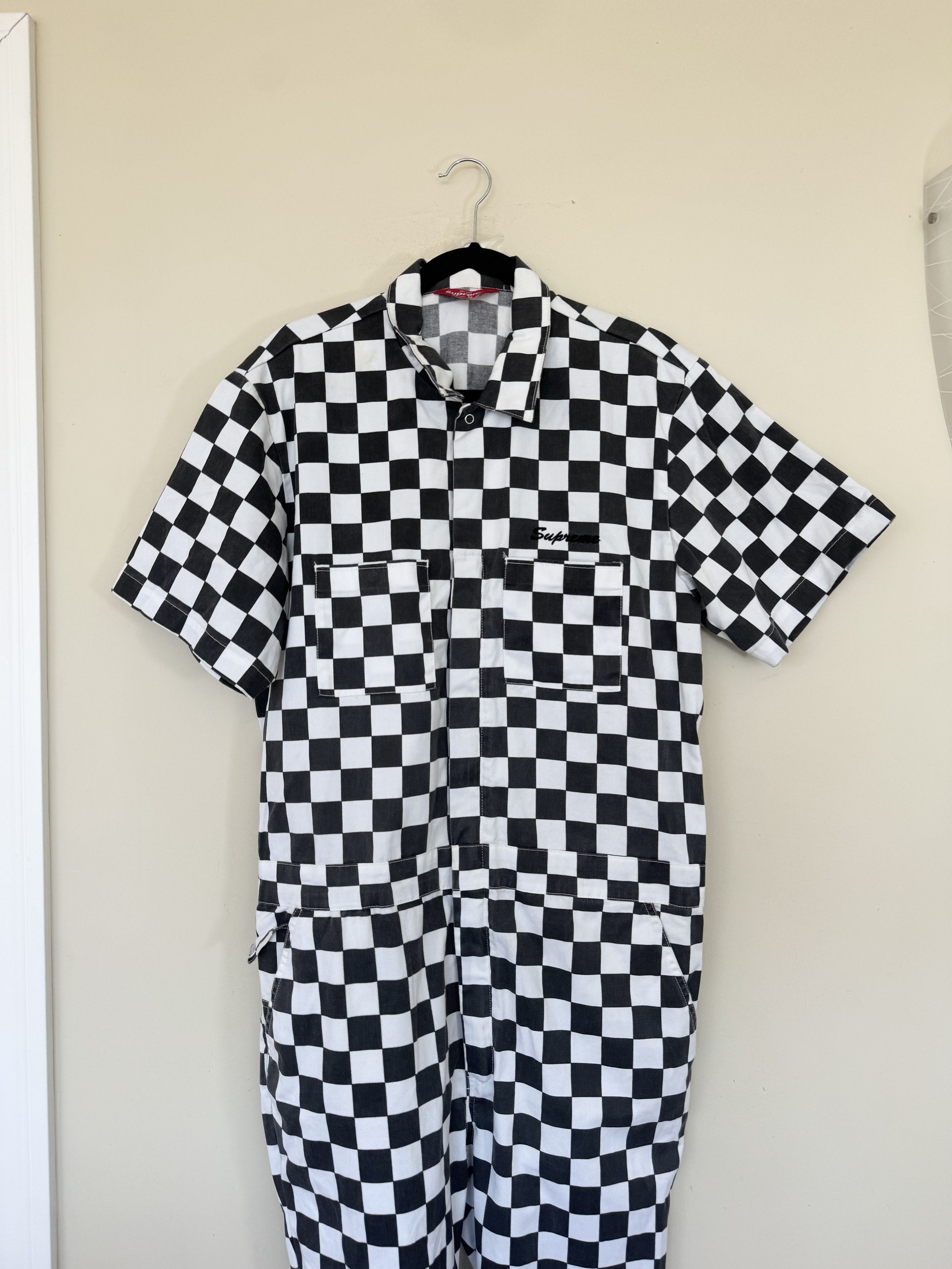 Supreme Supreme Checkered Overalls Size US M / EU 48-50 / 2 - 3 Thumbnail