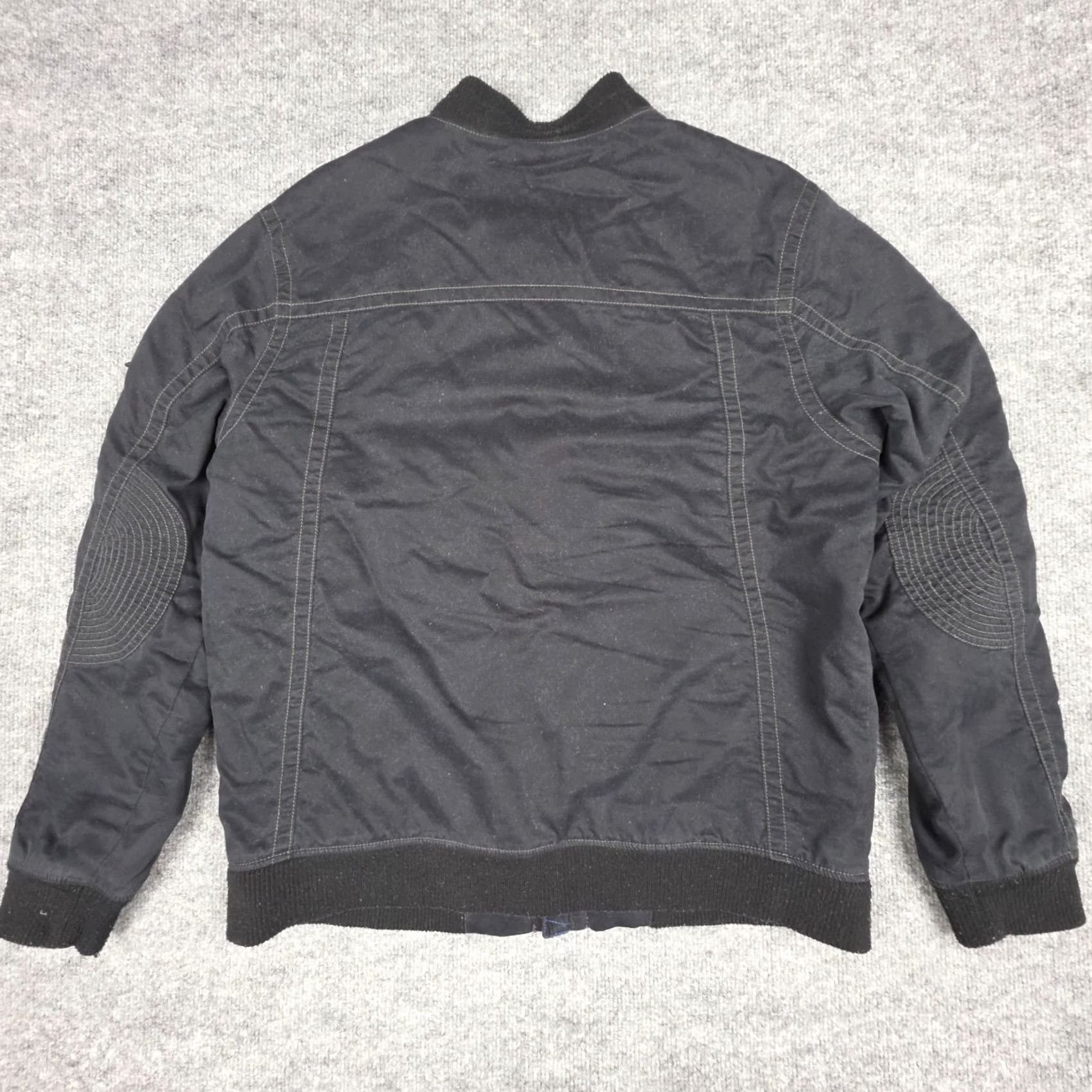 Tommy Bahama Tommy Bahama Bomber Jacket Men M Black Island Crafted Cotton Blend Zip Size US M / EU 48-50 / 2 - 2 Thumbnail
