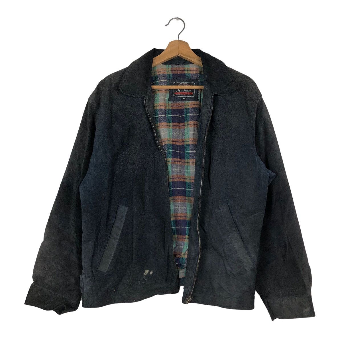 Japanese Brand 🔥Biker Genuine Leather Jacket Machope Issey Miyake Blanket Size US M / EU 48-50 / 2 - 1 Thumbnail