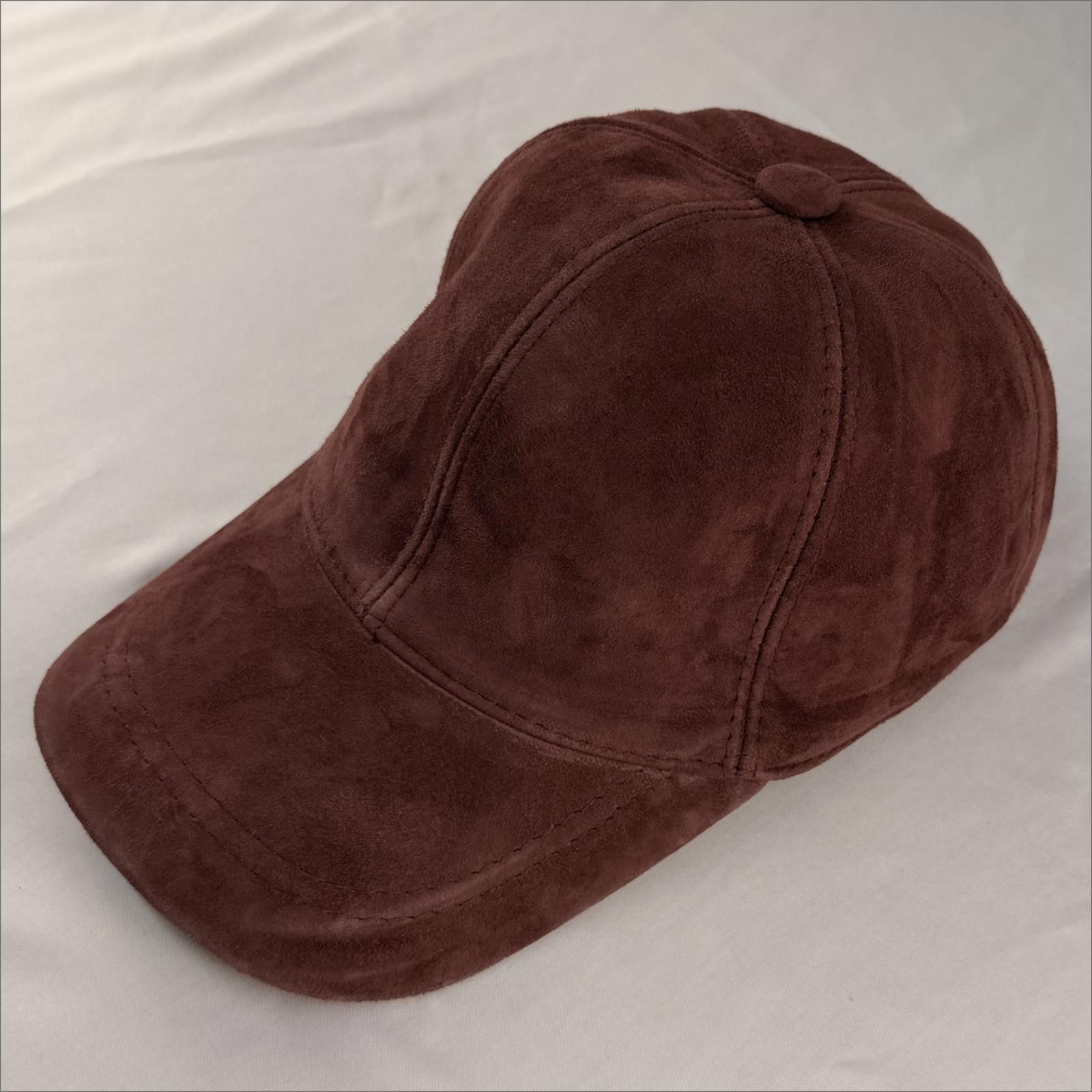 Other NEW Red Suede Baseball Cap - Premium Hat 068 Size ONE SIZE - 3 Thumbnail