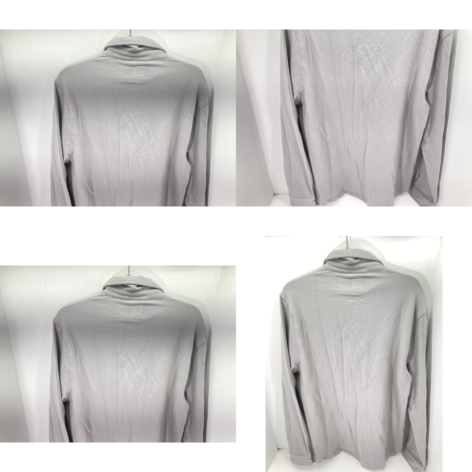 Gap Gap Knit Shirt Men Medium Gray Button Long Sleeve Cotton Blend Stretch NWT Size US M / EU 48-50 / 2 - 8 Thumbnail