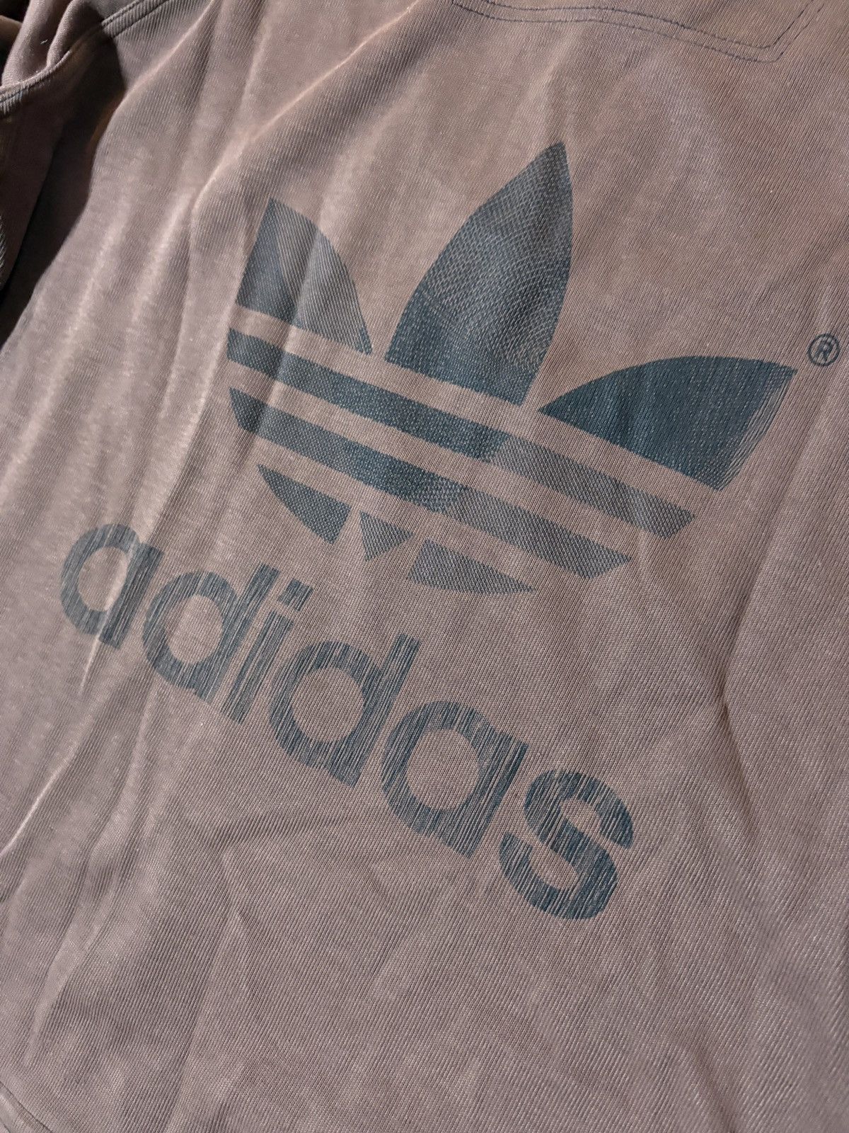 Adidas VTG 80’s Adidas Originals Oversized Kanye Style Hoodie Brown Size US L / EU 52-54 / 3 - 7 Thumbnail