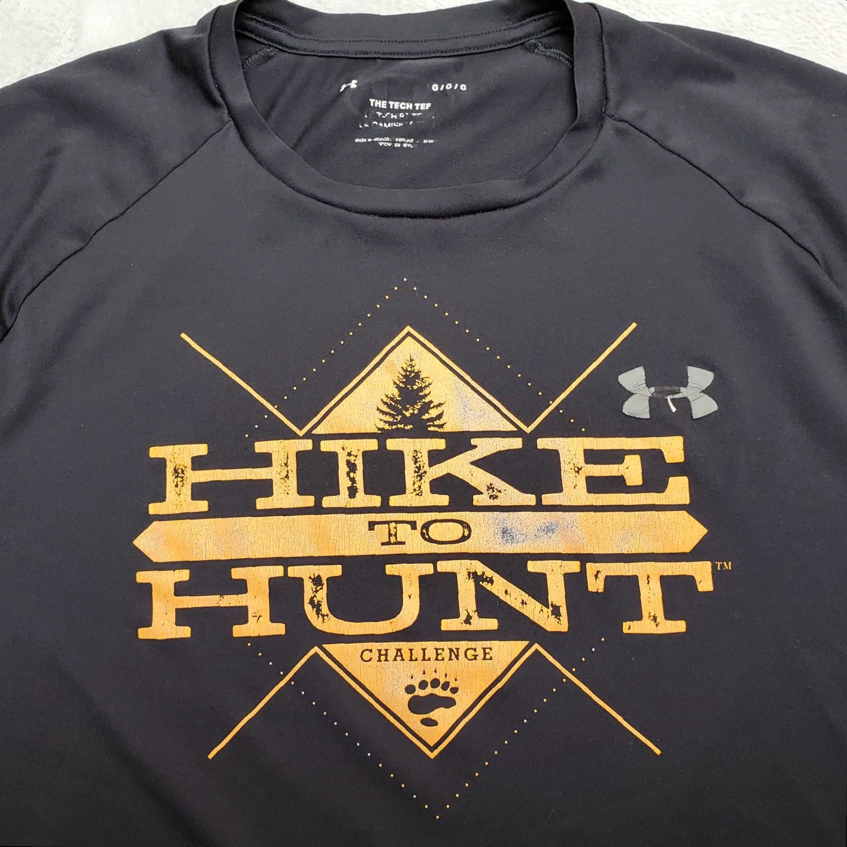 Under Armour Under Armour Shirt Men L Black Tech Tee Performance Stretch Hike Hunt Gerber Shirts Black Tech Tee Men L Size US L / EU 52-54 / 3 - 2 Thumbnail