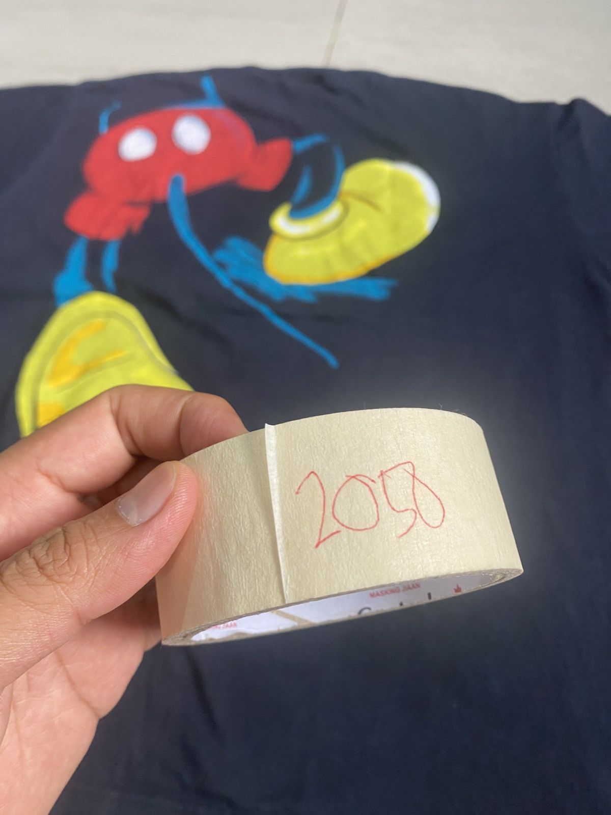 Mickey Mouse VINTAGE MICKEY MOUSE MIRROR TEES Size US XXL / EU 58 / 5 - 8 Thumbnail
