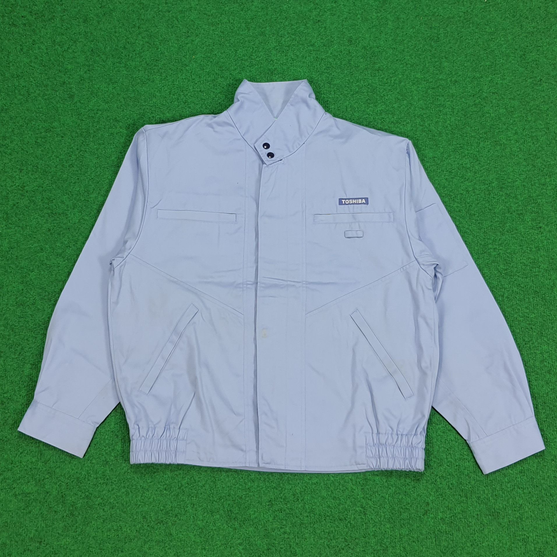 Japanese Brand × Vintage Vintage TOSHIBA Japan Brand workwear Jacket Size US M / EU 48-50 / 2 - 1 Thumbnail
