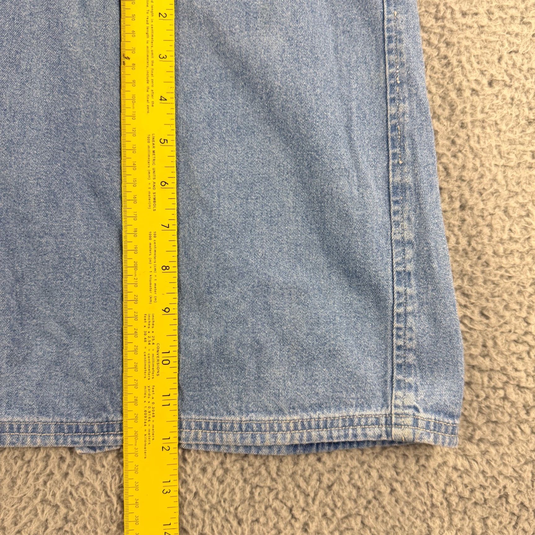 Jantzen VINTAGE Jantzen Denim Overall Dress Womens Small Blue 100% Cotton Midi Sleeveless Square Neck Pockets Casual 90s City Classic College - Womens Size 28" / US 6 / IT 42 - 5 Thumbnail