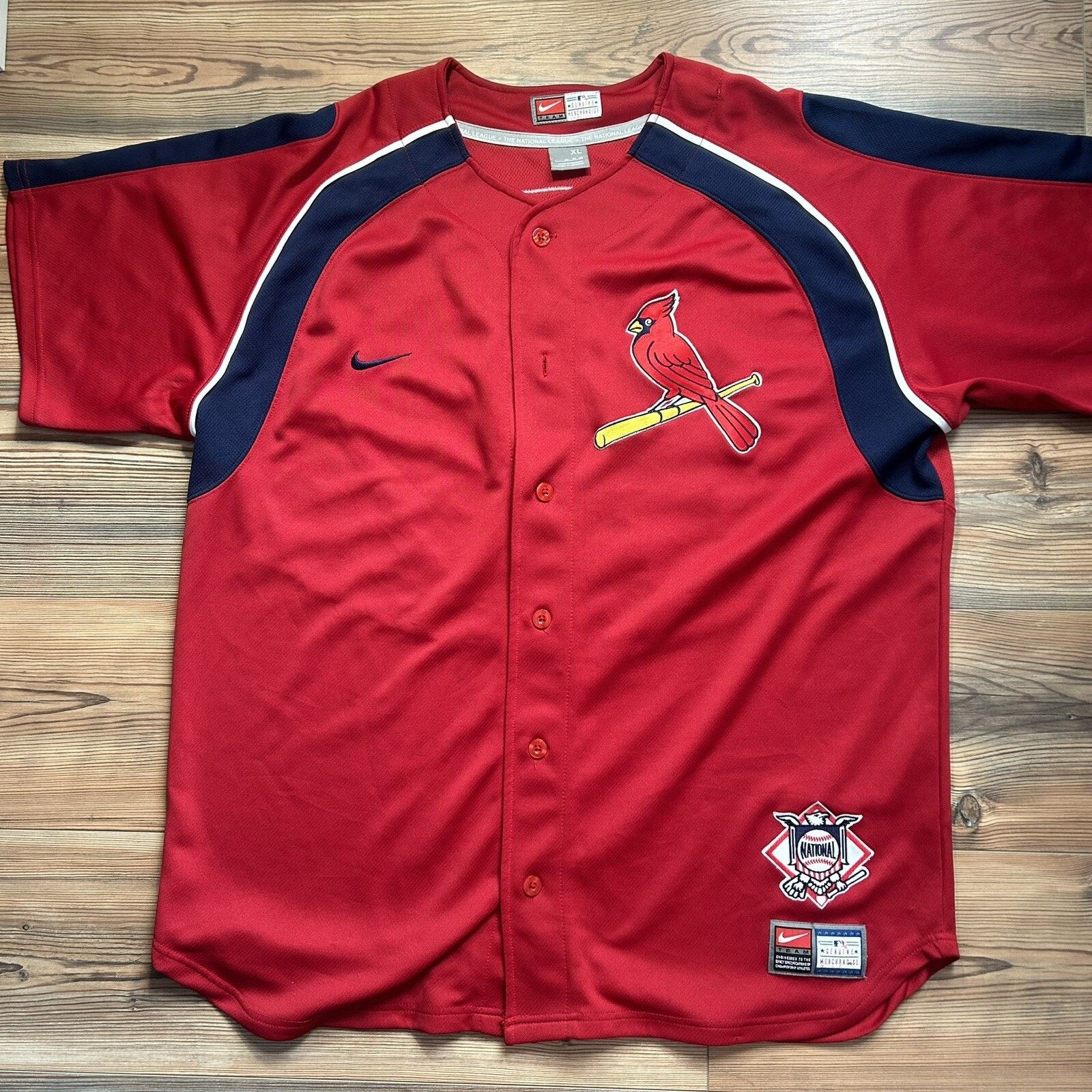 Nike Scott Rolen St. Louis Cardinals Jersey Nike Team NL Patch XL Size US XL / EU 56 / 4 - 1 Thumbnail