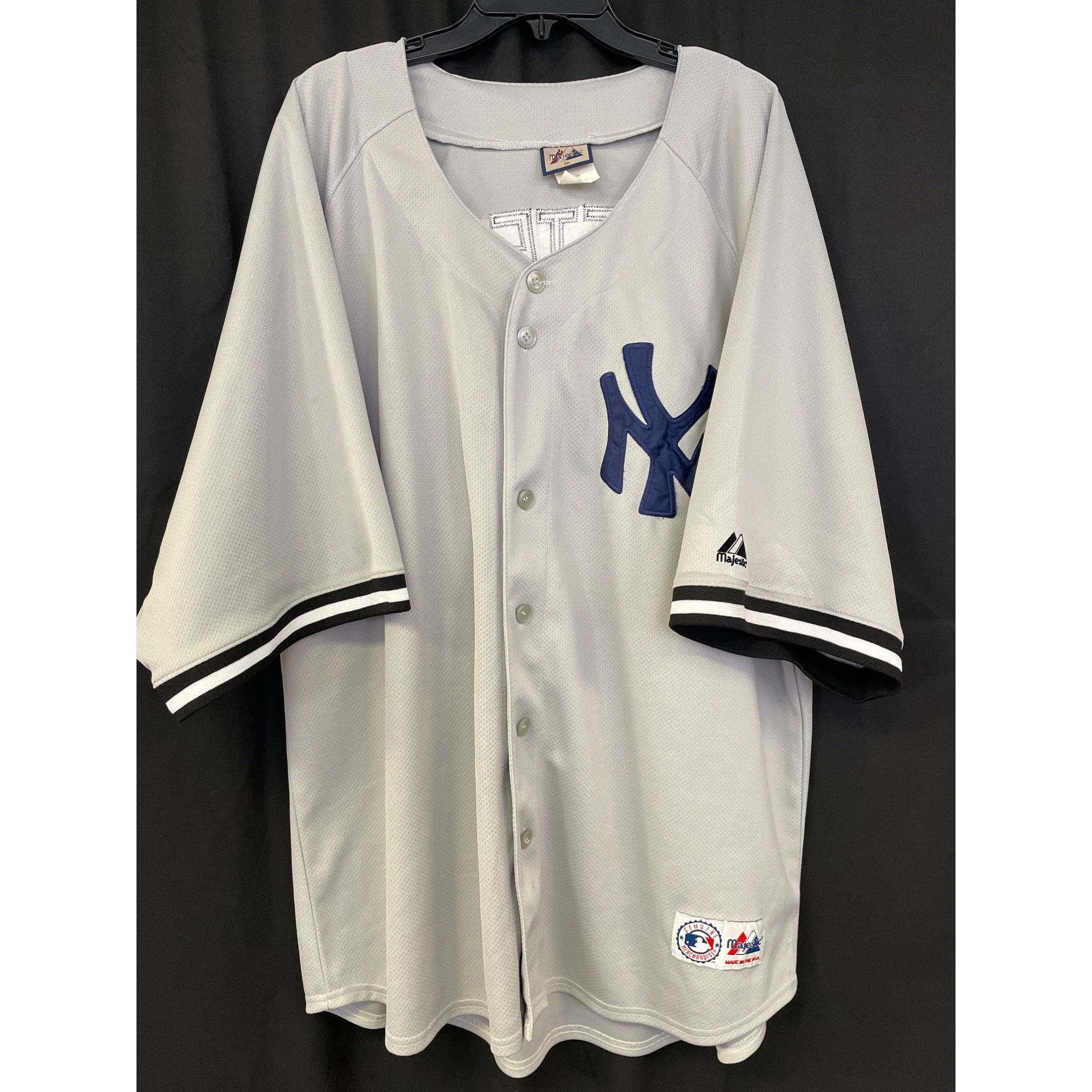 Majestic Majestic Men's Derek Jeter #2 NY Yankees Button up Jersey Gr Size US XXL / EU 58 / 5 - 2 Thumbnail