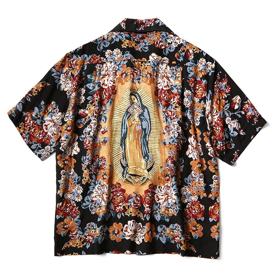 Kapital KAPITAL Silk rayon champetre Maria Mary aloha shirt black Size US L / EU 52-54 / 3 - 1 Thumbnail