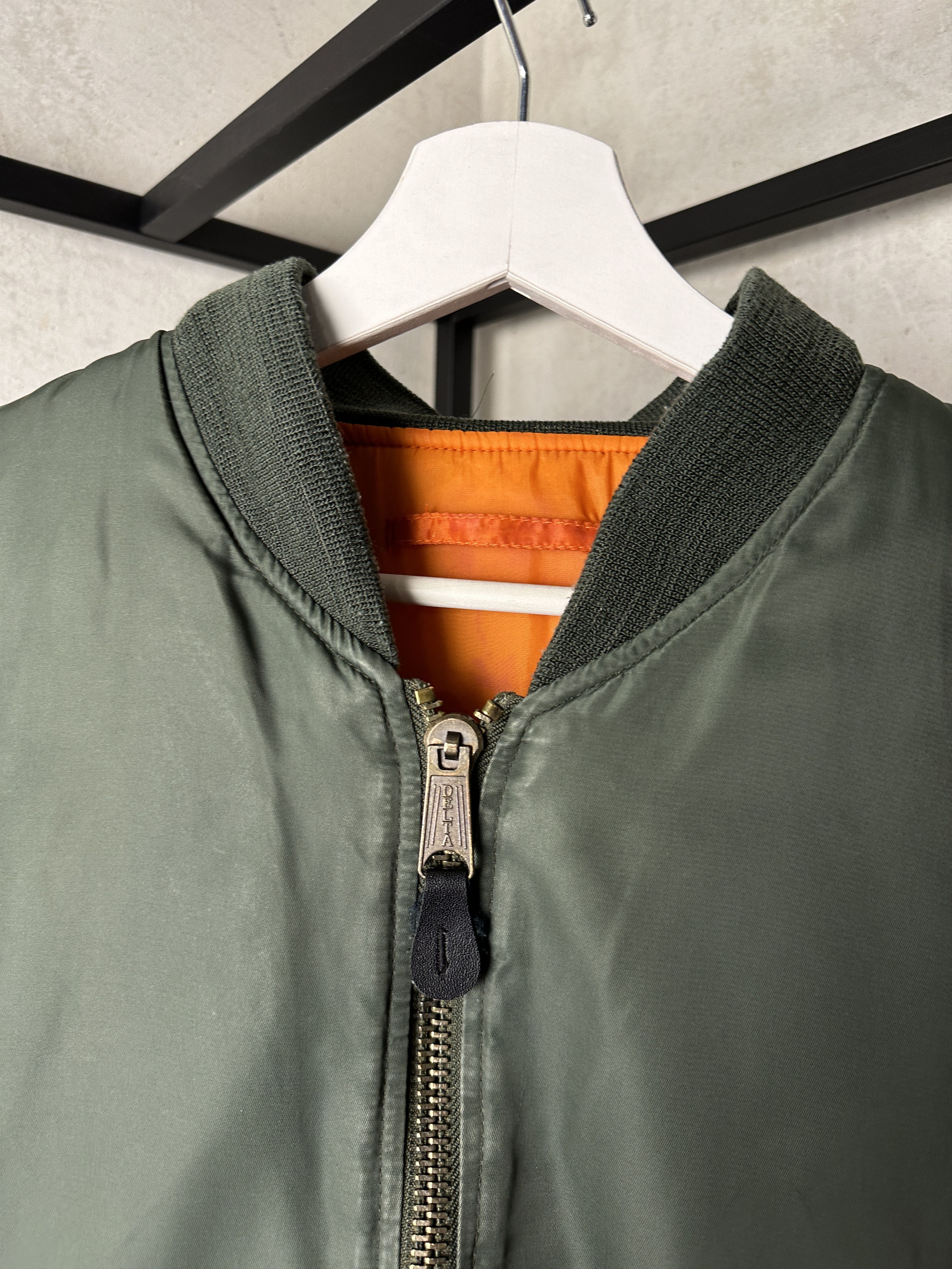 Vintage Army Industries MA1 Reversible Bomber Jacket Size US XL / EU 56 / 4 - 2 Thumbnail