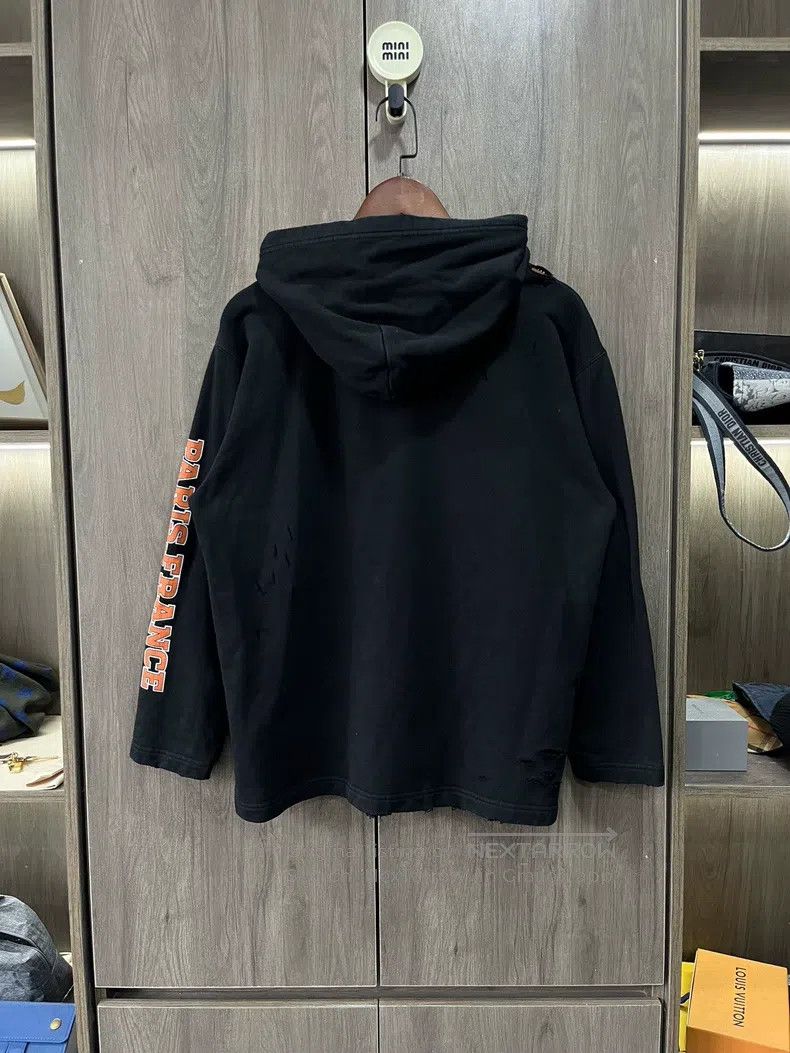 Balenciaga Balenciaga Scissor distressed distressed hoodie Size US S / EU 44-46 / 1 - 2 Thumbnail
