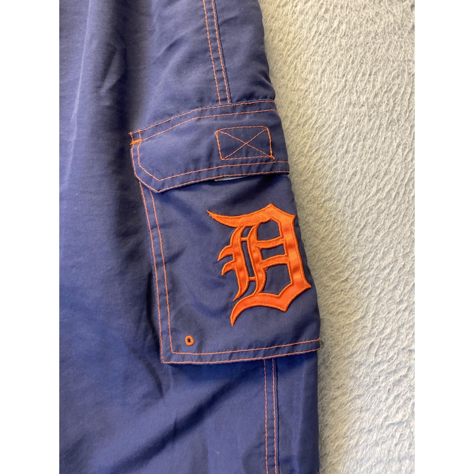 Vintage Genuine Merchandise Board Shorts Men M Navy 59-66 Swim Bottom Mens Size US 31 - 7 Thumbnail