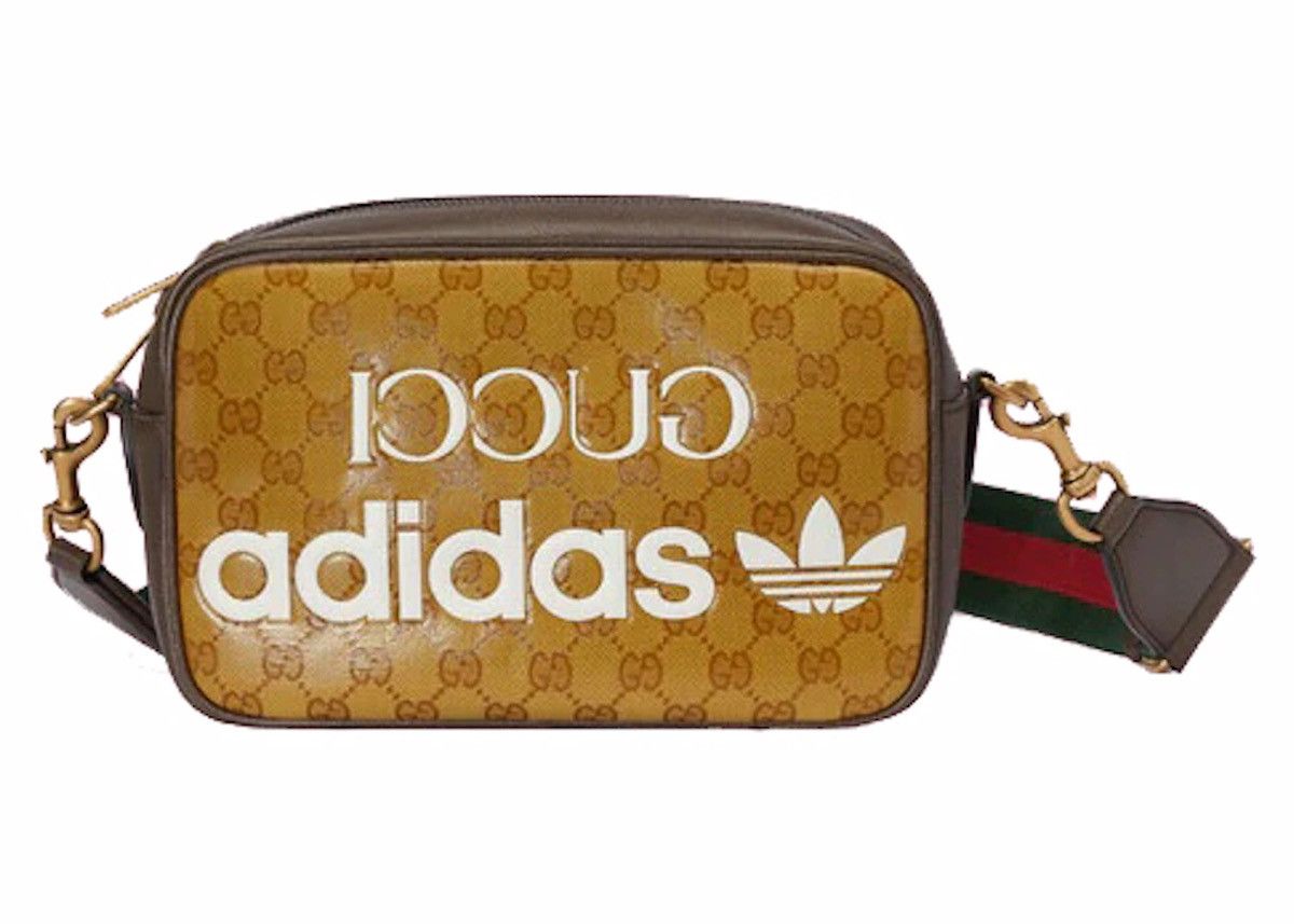 Adidas × Gucci 💥LIMITED💥Gucci X Adidas Logo Leather Shoulder Bag | Grailed