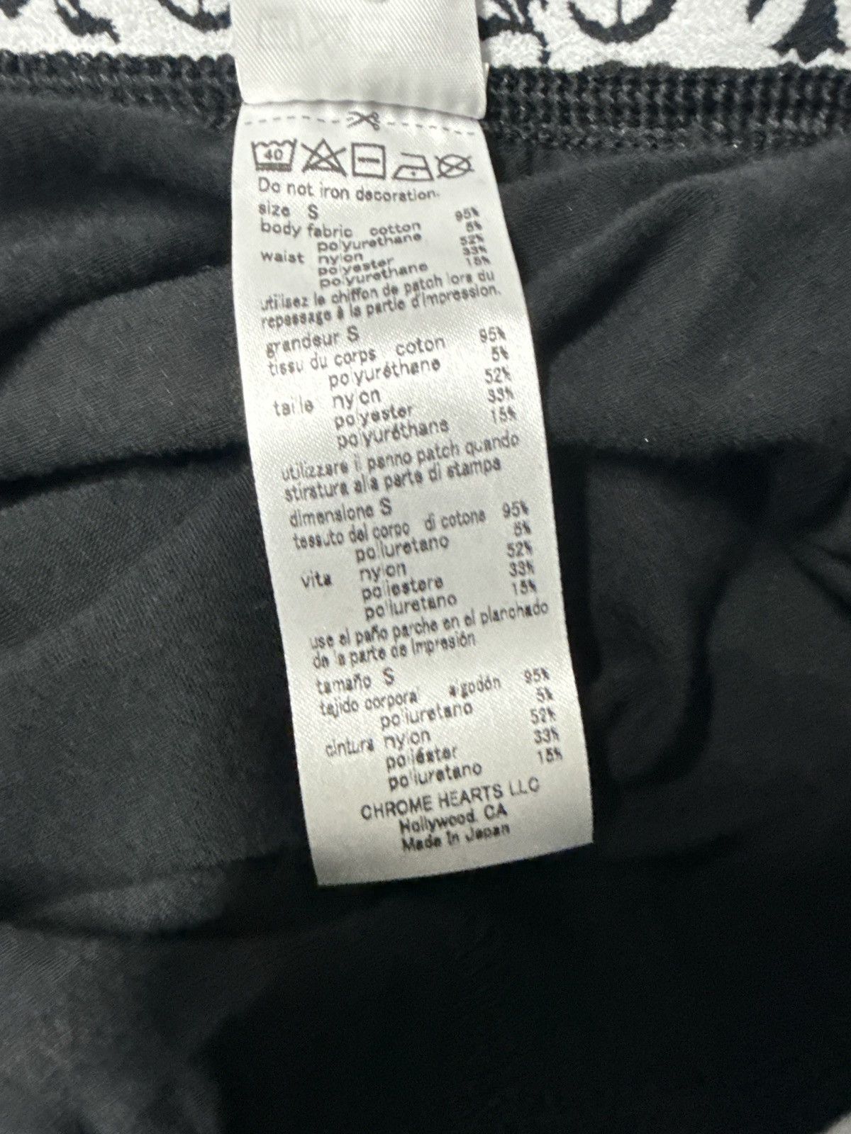 Chrome Hearts CHROME HEARTS HORSESHOE LEGGINGS BLACK Size 27" / US 4 / IT 40 - 5 Thumbnail