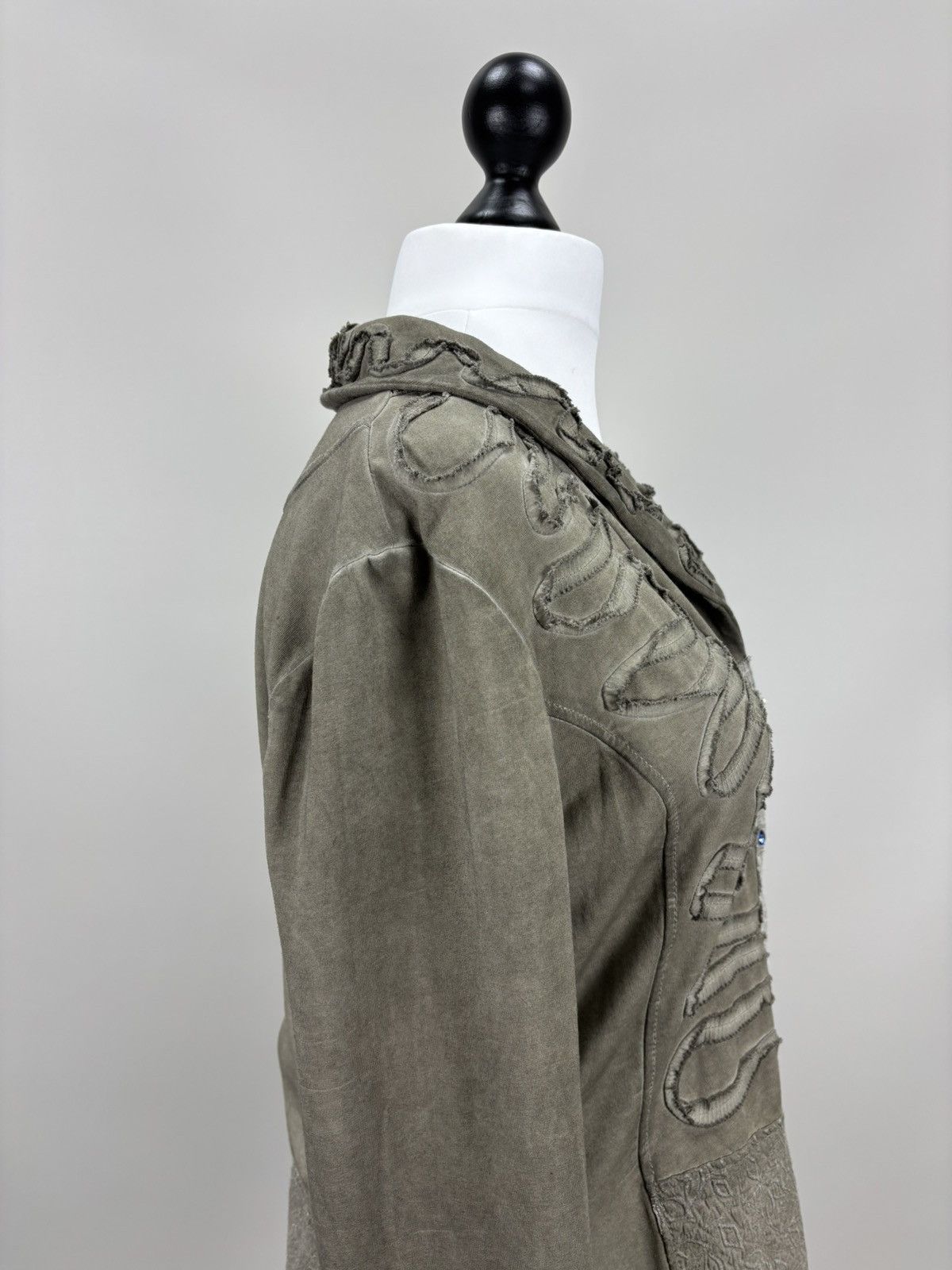 Elisa Cavaletti Womens blazer Bottega by Elisa Cavaletti Size L Color Gray Size L / US 10 / IT 46 - 6 Thumbnail