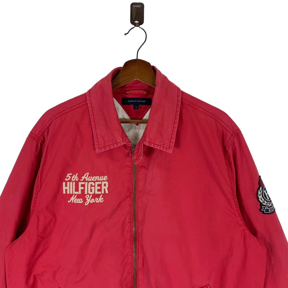 Tommy Hilfiger VINTAGE TOMMY HILFIGER COTTON ZIPPER JACKET Size US L / EU 52-54 / 3 - 4 Thumbnail