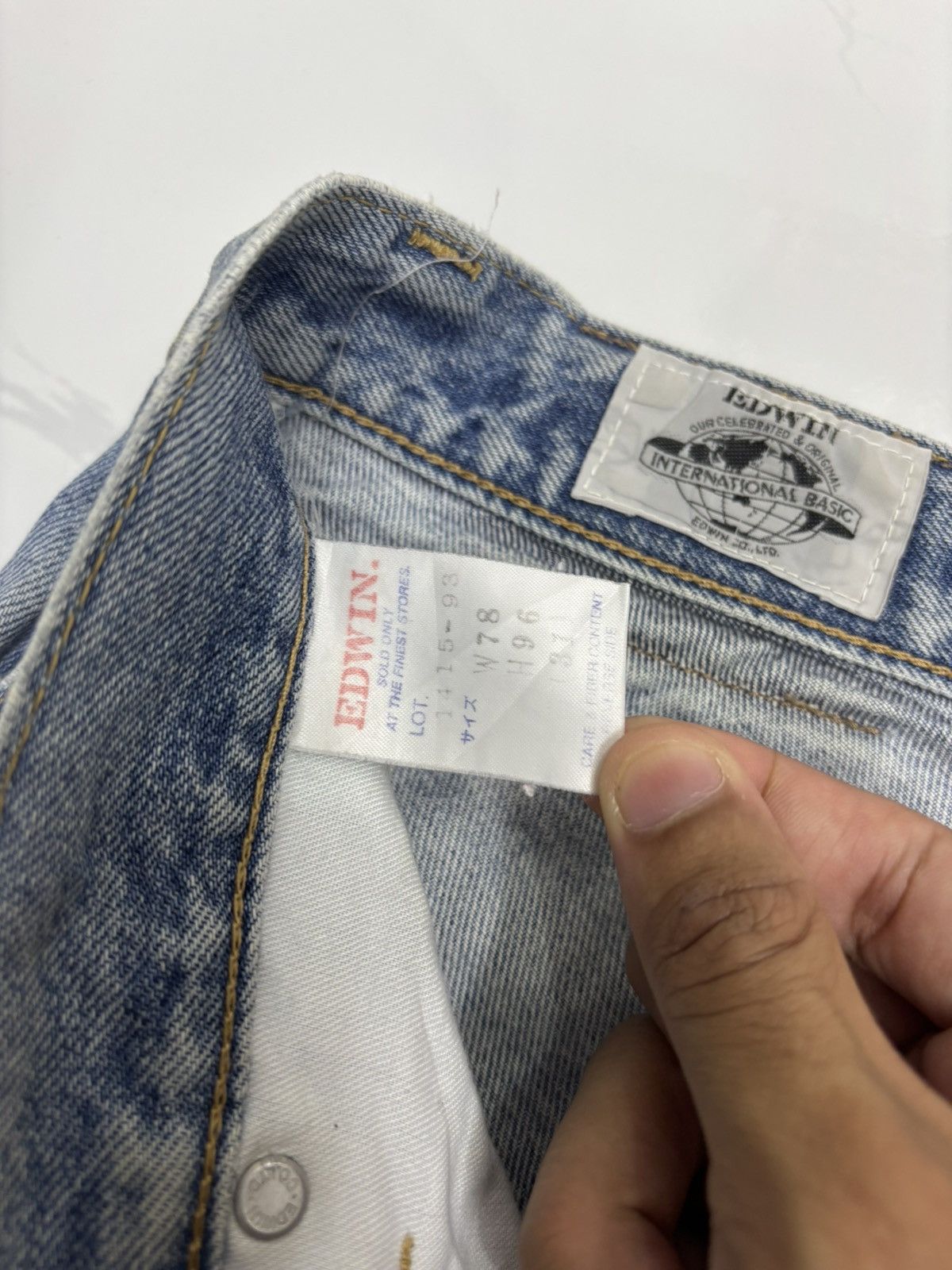 Kapital 🔥VINTAGE EDWIN CUSTOM PATCHES DISTRESSED DENIM JEANS Size US 30 / EU 46 - 12 Thumbnail